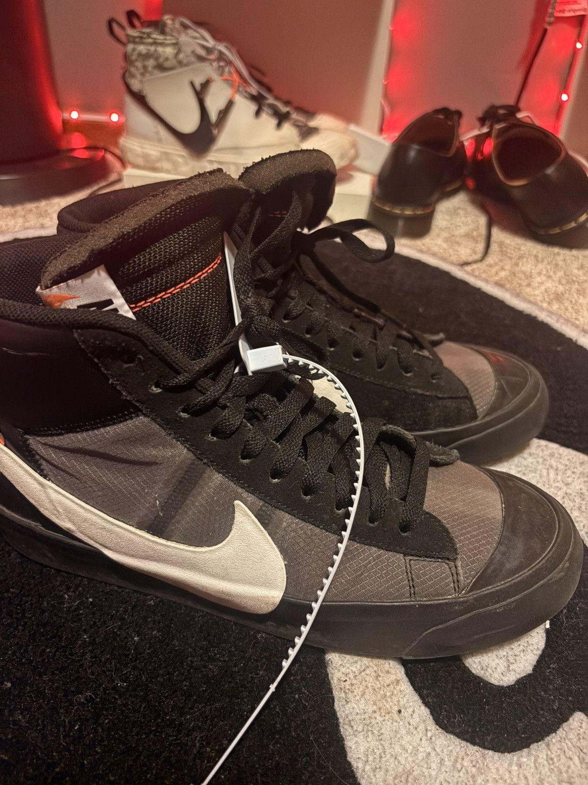 Nike × Off-White Off White Grim Reaper Blazer Size US 9 / EU 42 - 2 Thumbnail