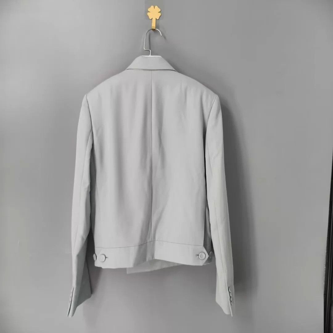 Dior DIOR Qblique chest pocket blazer men's mint green Size 50R - 2 Thumbnail