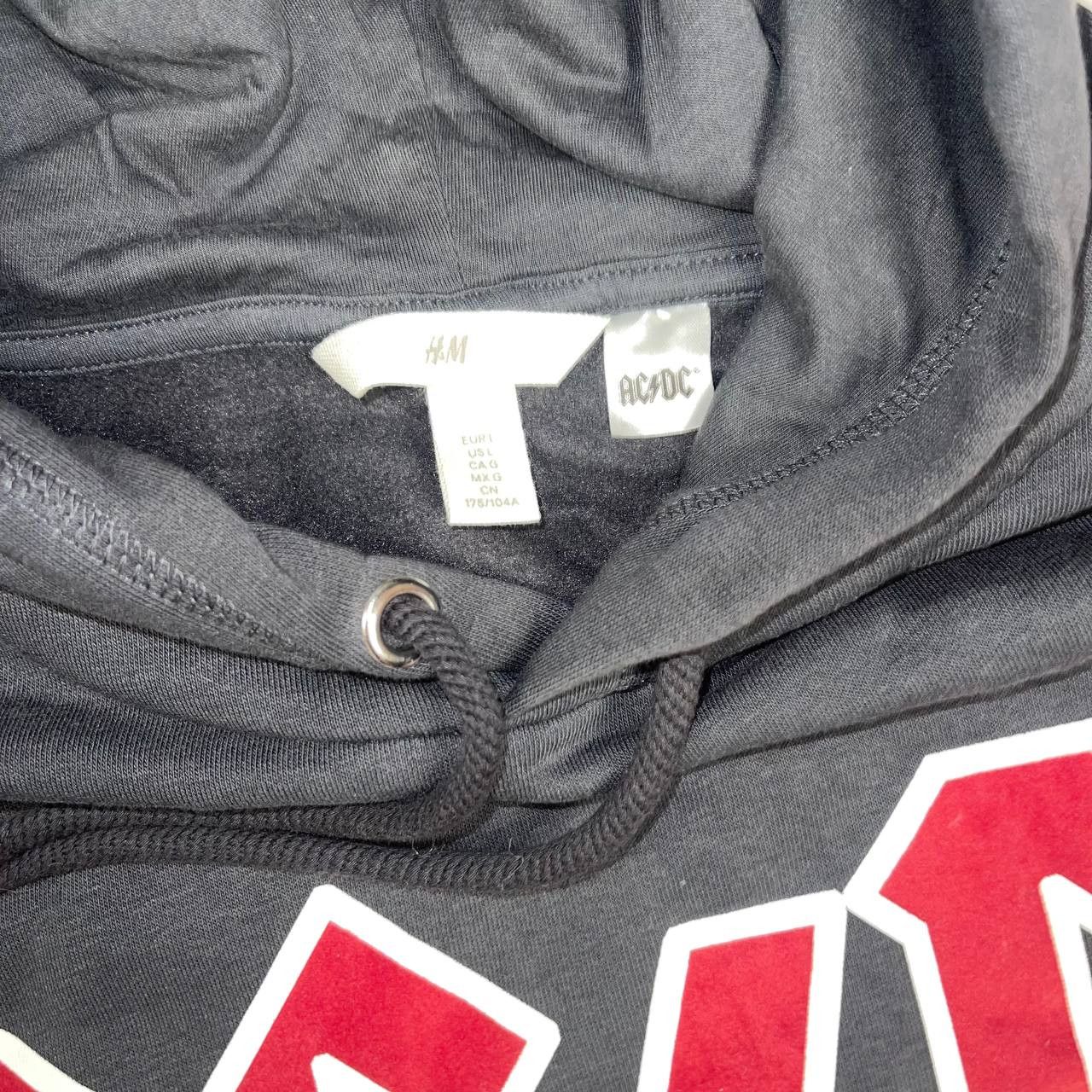 Vintage H&M ACDC Back In Black Tour Graphic Hoodie L Music Size US L / EU 52-54 / 3 - 7 Thumbnail