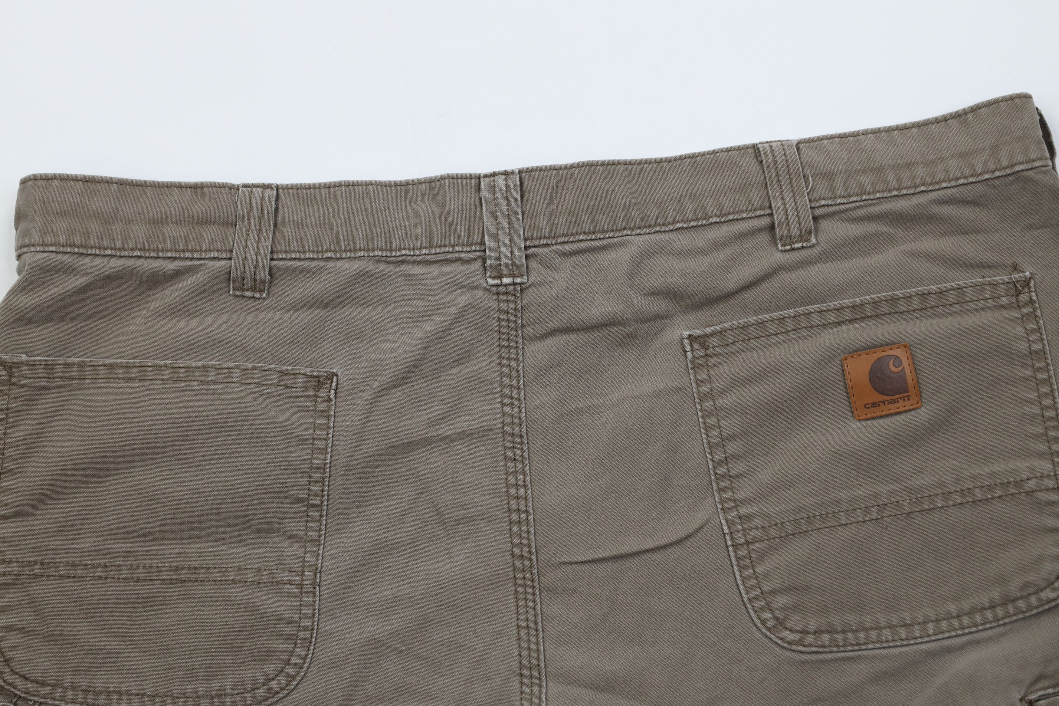 Carhartt Vintage Y2K Carhartt Above Knee Dungaree Shorts Light Brown Size US 40 / EU 56 - 11 Thumbnail