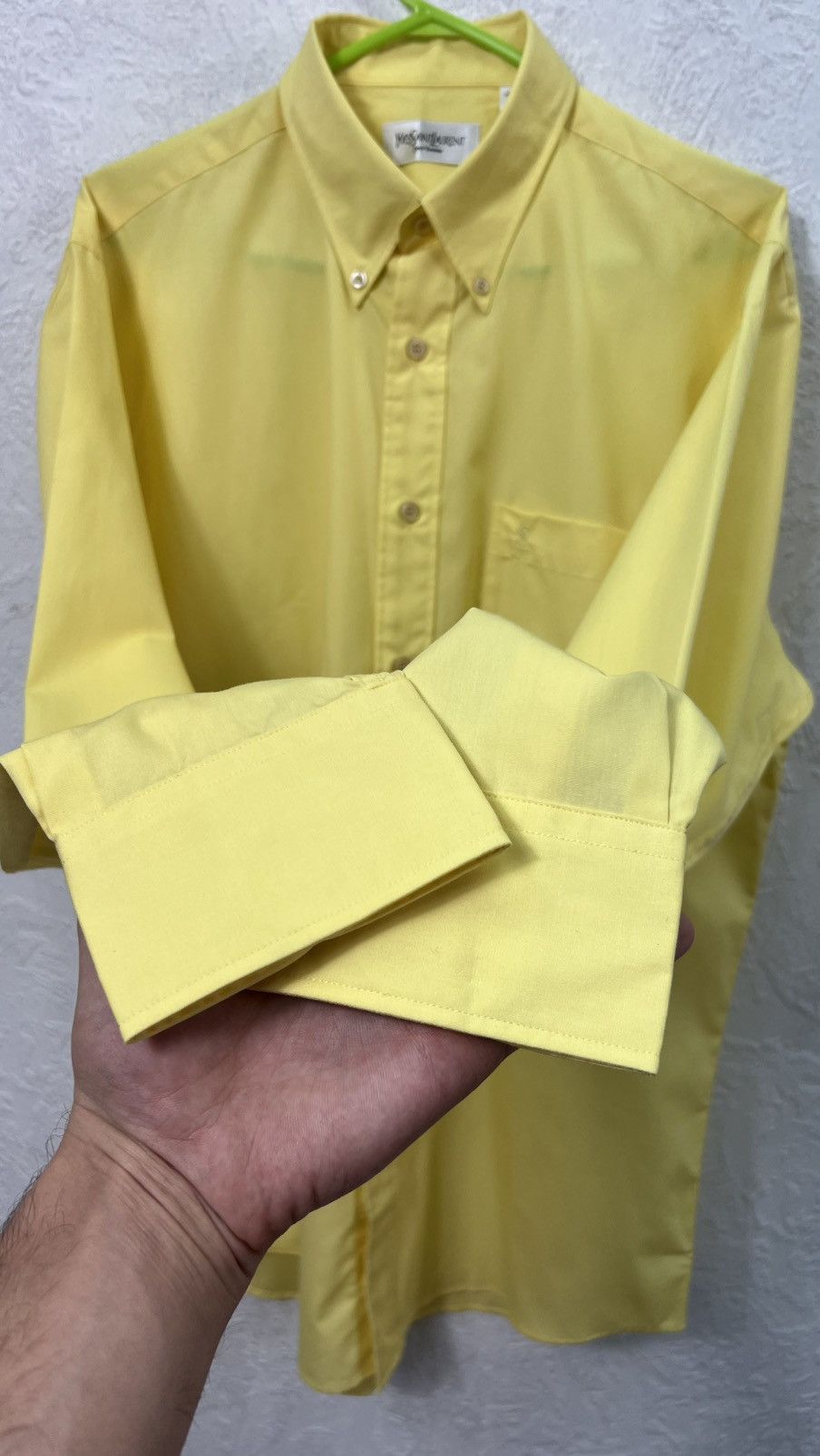 Yves Saint Laurent Ysl vintage yellow pocket shirt Size US M / EU 48-50 / 2 - 6 Thumbnail