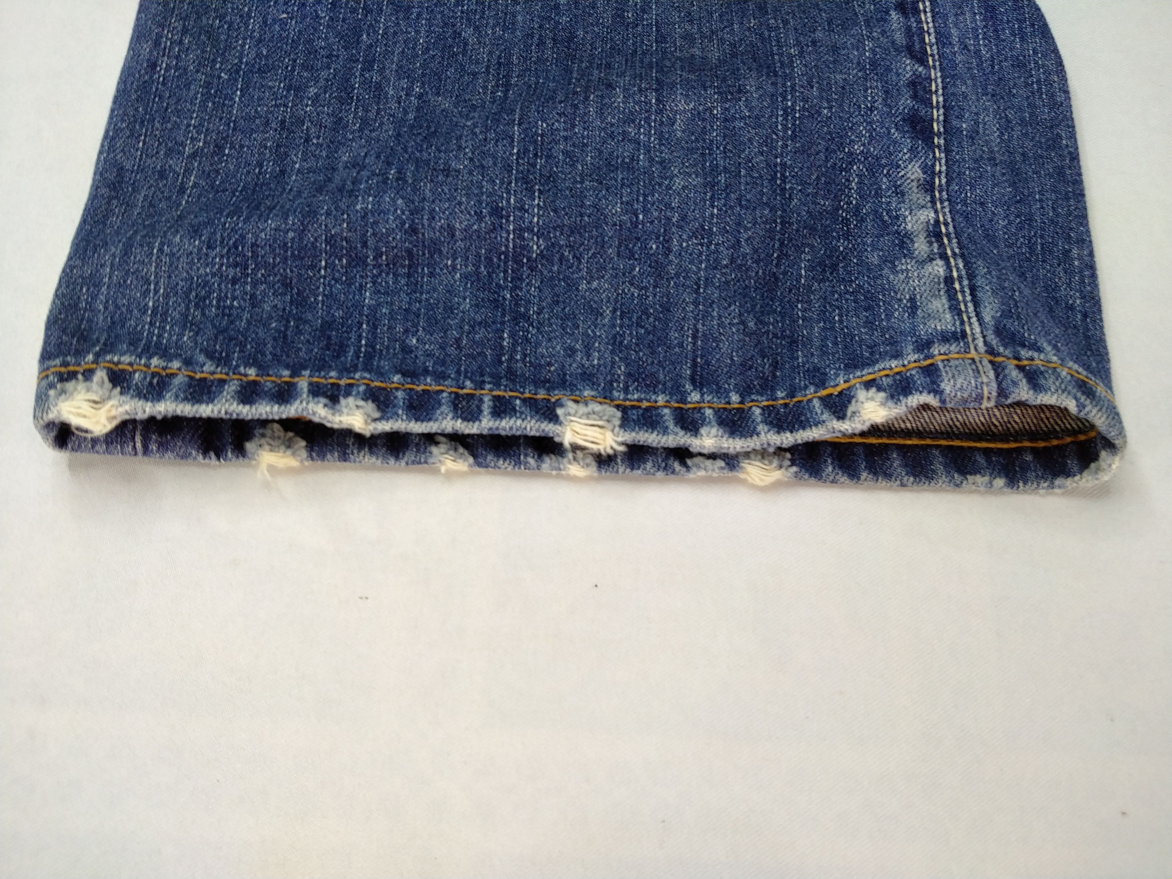 Levi's Distressed Levi's 708 Ripped Denim 34x33.5 -JN143 Size US 34 / EU 50 - 14 Thumbnail