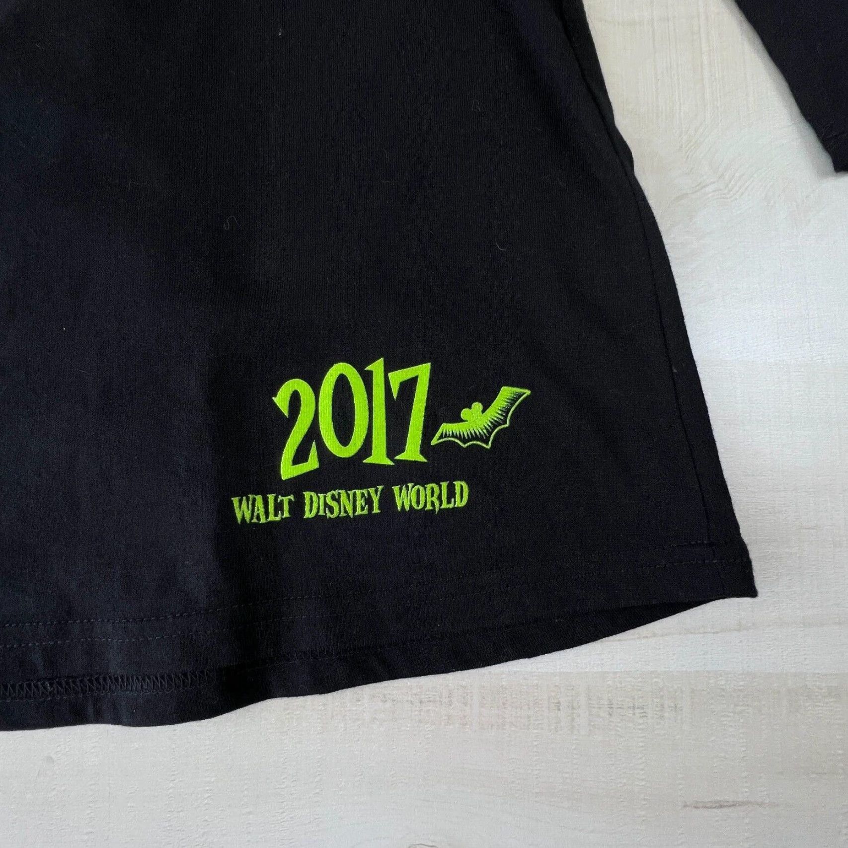 Disney Disney Parks Womens Top Small Black Green Bats 2017 WDW Shirt New - Halloween Disney Top Women’s Small Shirt Size S / US 4 / IT 40 - 5 Thumbnail