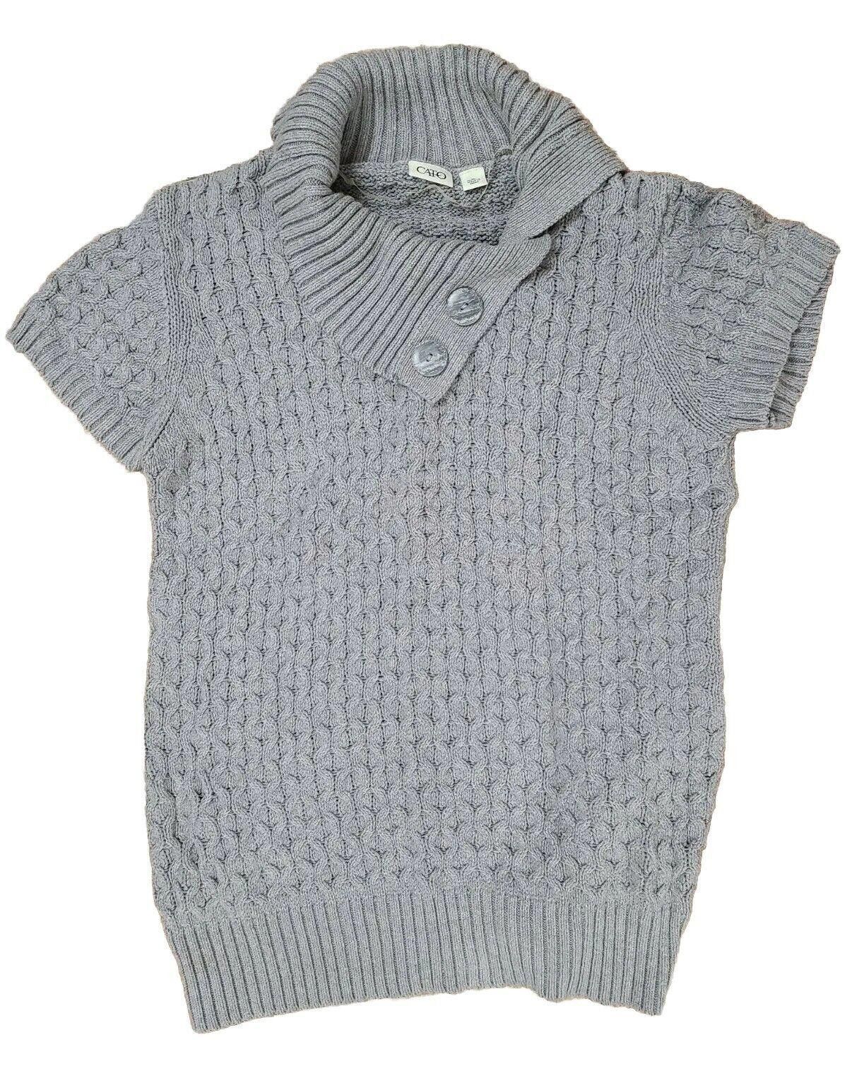 Cartoon Network Cato Sweater Extra Large Gray Cowl Neck Short Sleeve Size XL / US 12-14 / IT 48-50 - 1 Thumbnail