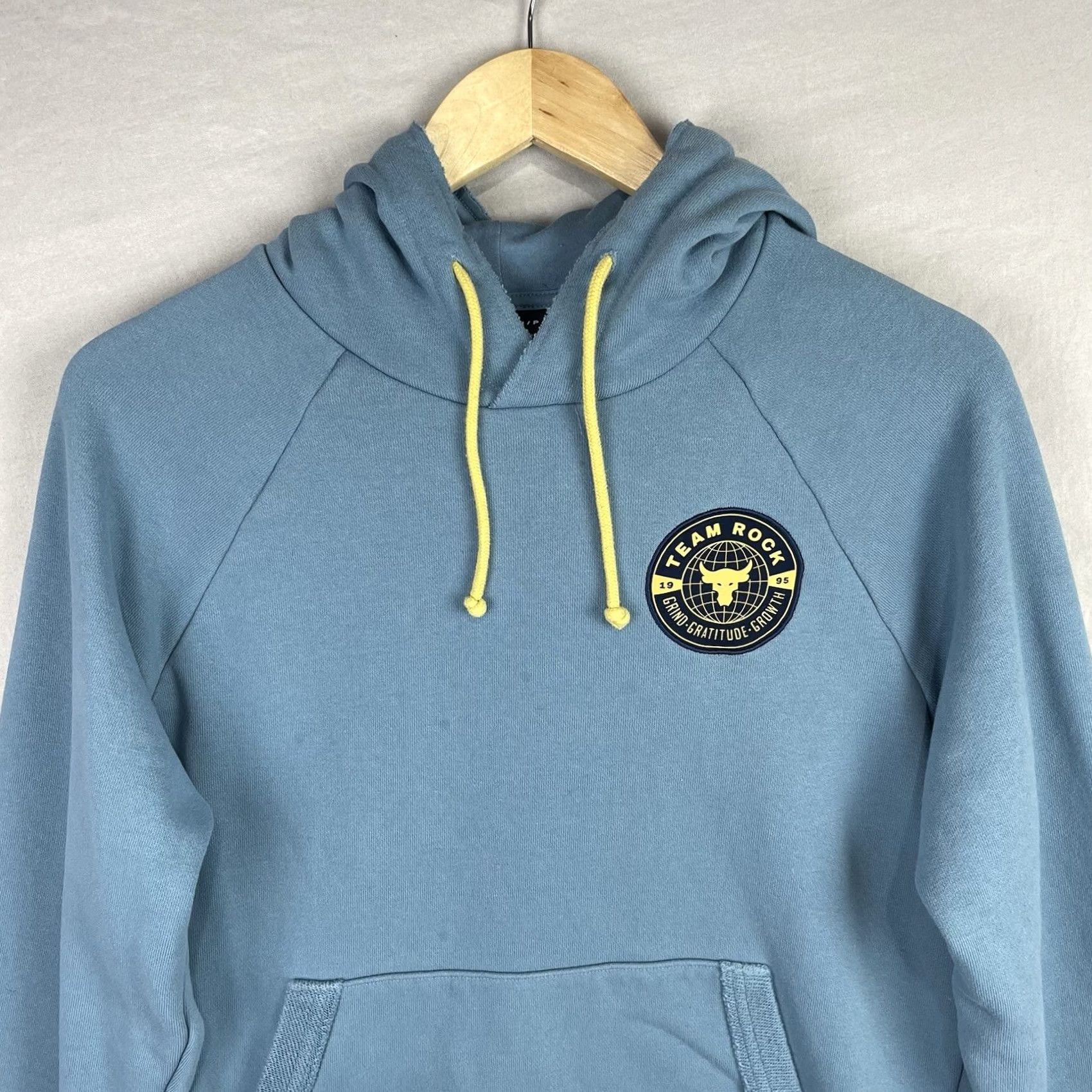 Under Armour Under Armour Project Rock Hoodie Mens Small Blue Team Rock Pullover Sweatshirt Size US S / EU 44-46 / 1 - 2 Thumbnail
