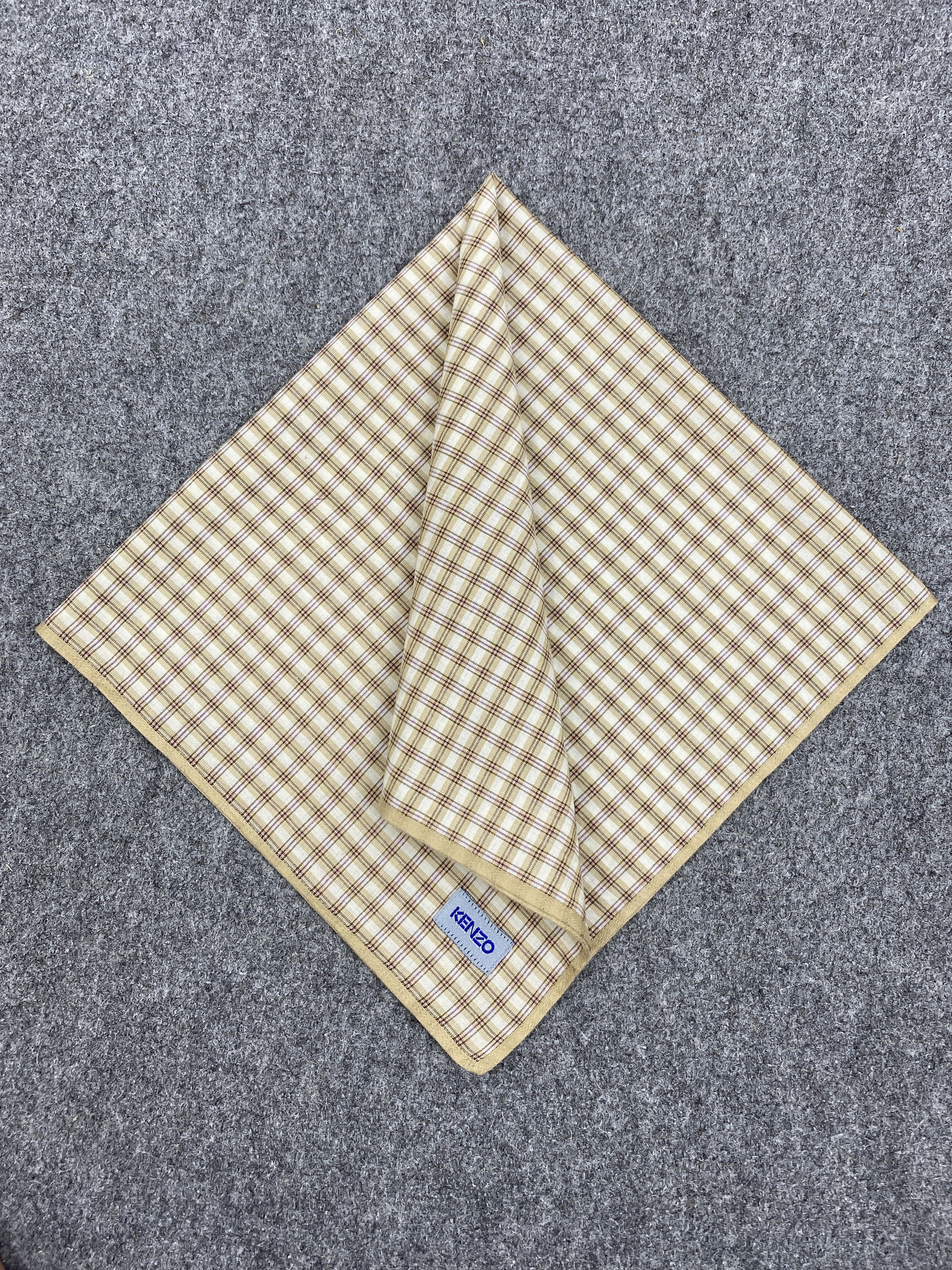 Kenzo × Vintage Kenzo Handkerchief / Bandana / Neckerchief HKC0389 Size ONE SIZE - 3 Thumbnail