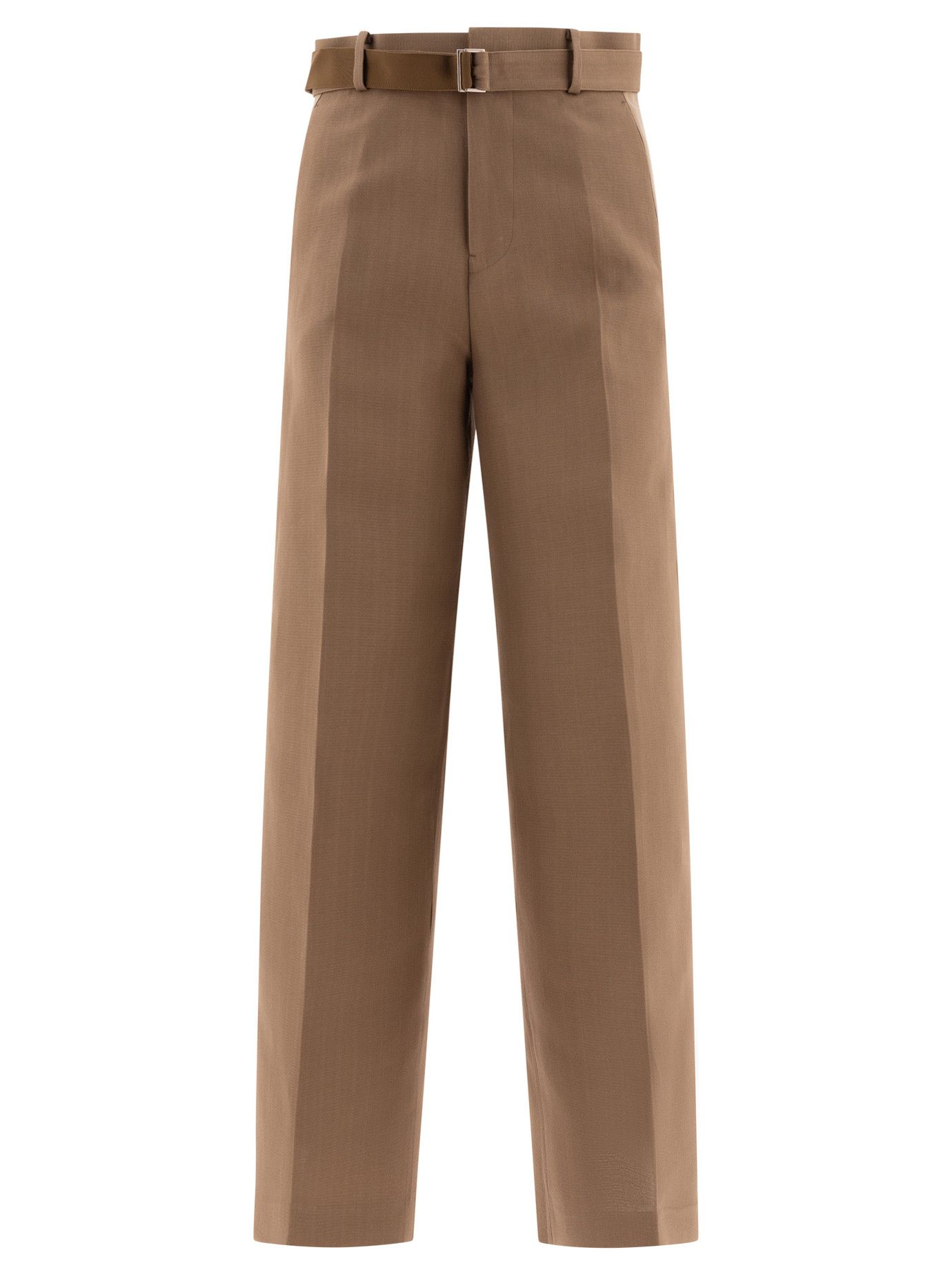 Sacai Tailored Belted Trousers Size 30" / US 8 / IT 44 - 1 Thumbnail