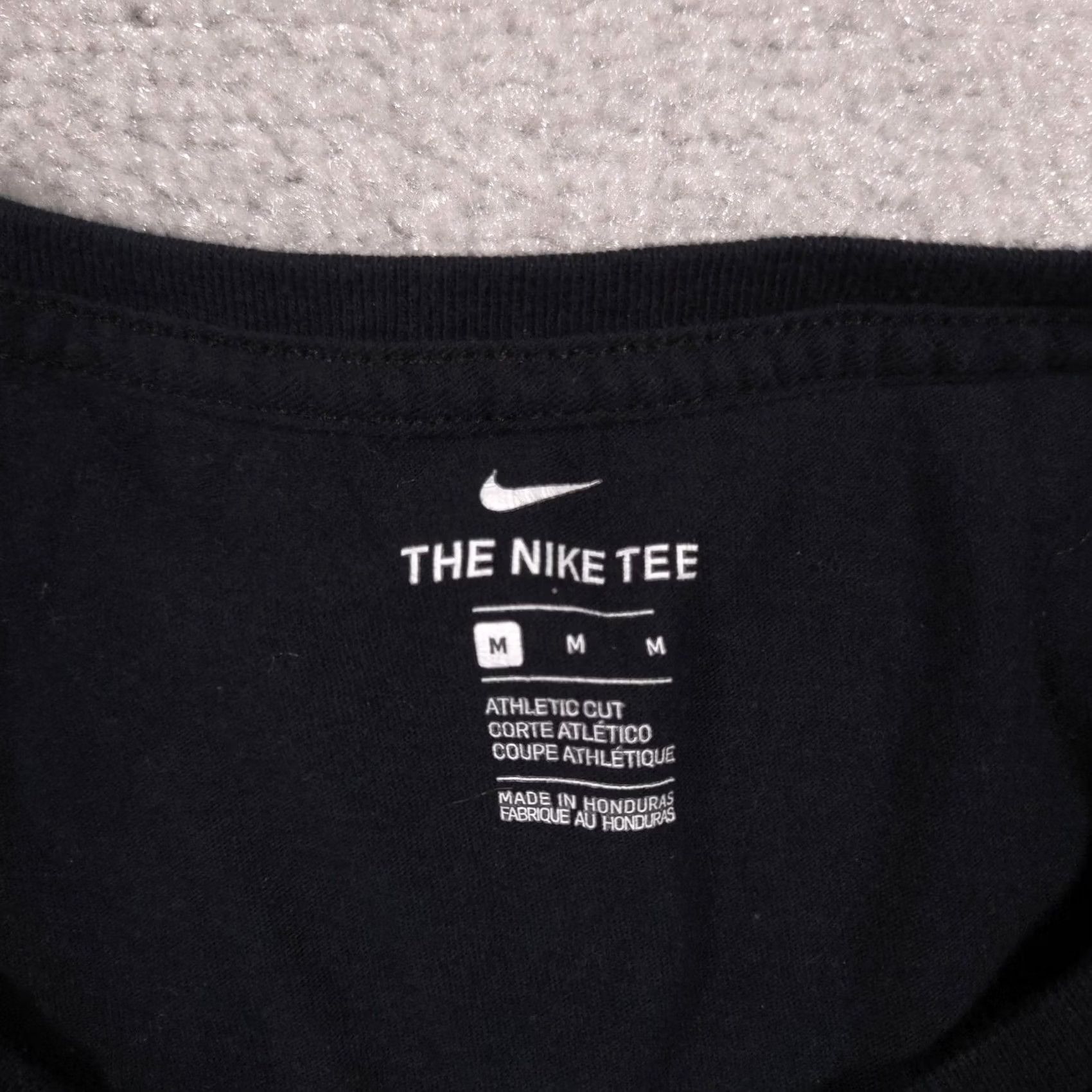 Nike Nike Shirt Womens Medium Black Just Do It Swoosh Graphic Scoop Neck Tee Top Size M / US 6-8 / IT 42-44 - 4 Thumbnail