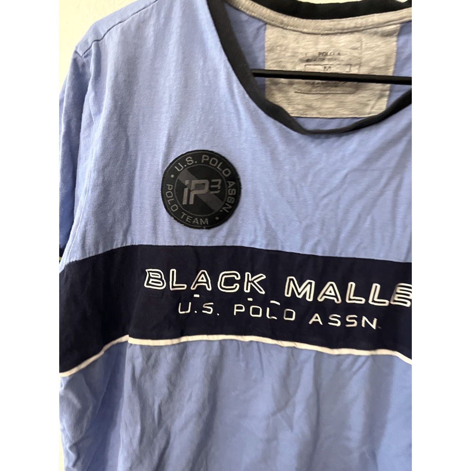 U.S. Polo Assn. U.S. Polo Assn. Men's T-Shirt Size M Blue Short Sleeve Round Neck Cotton Size US M / EU 48-50 / 2 - 2 Thumbnail