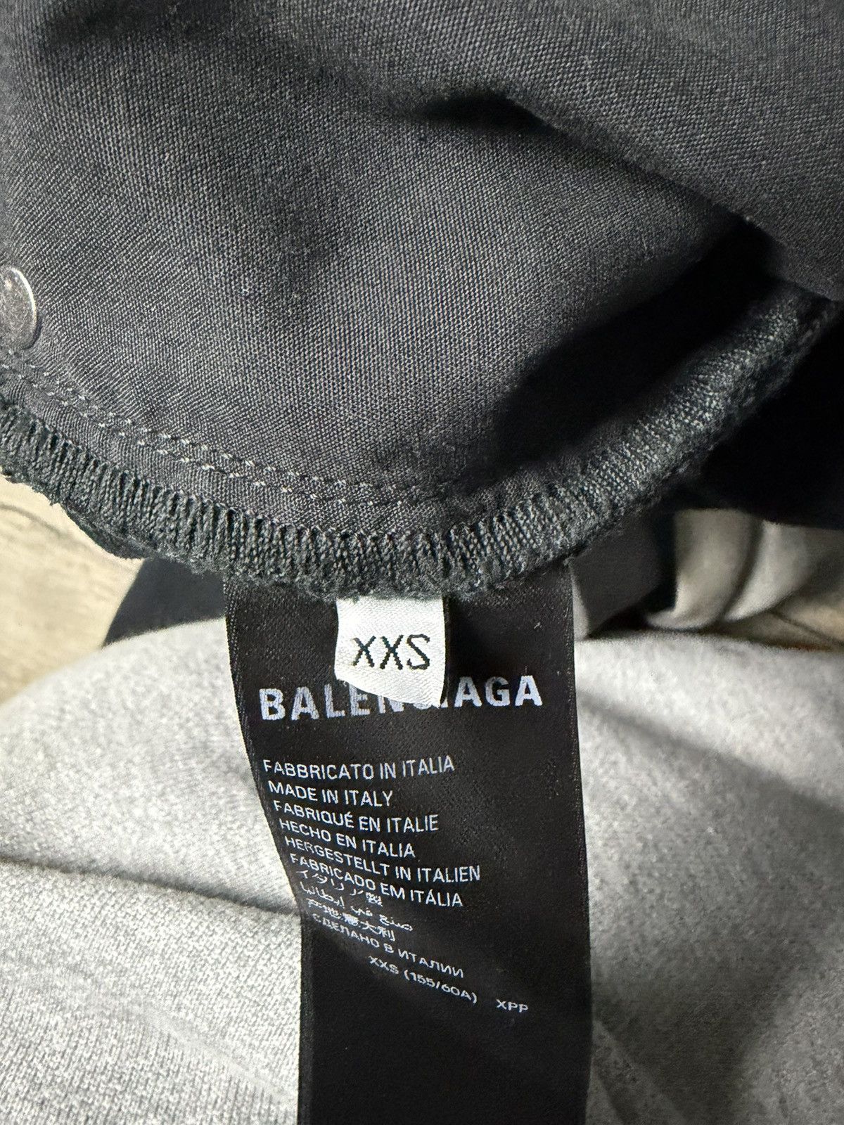 Balenciaga Balenciaga FW23’ Washed Black Baggy Denim Size US 30 / EU 46 - 9 Thumbnail