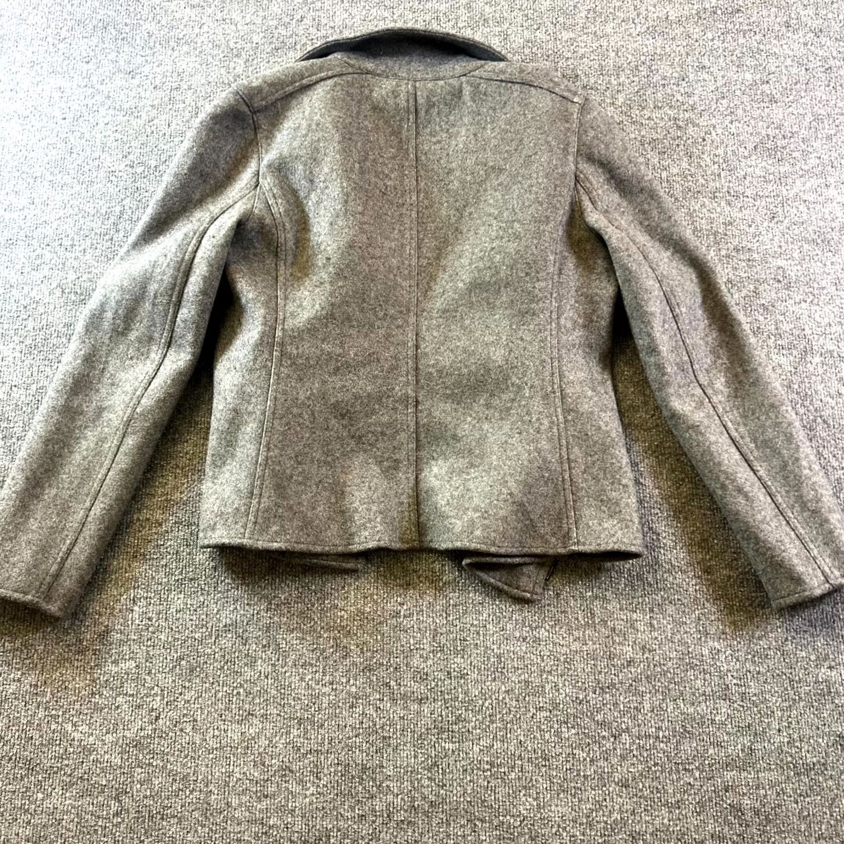 Ann Taylor Ann Taylor Biker Jacket Women's 8 Gray Polyester Asymmetrical Zip Moto Travel Jacket Size M / US 6-8 / IT 42-44 - 7 Thumbnail