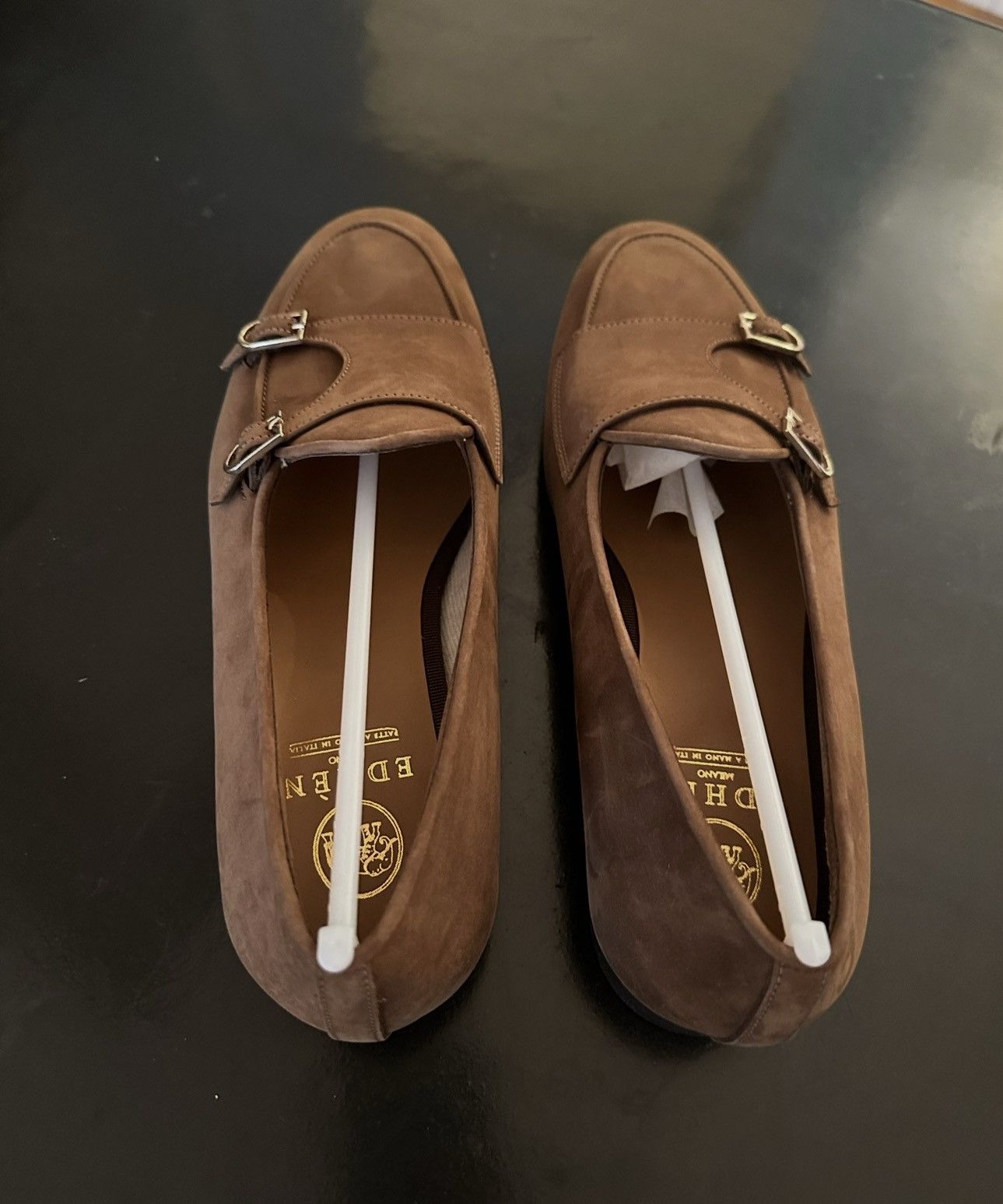 Other Edhen Milano Monkstrap calfskin loafer Size US 7 / EU 40 - 3 Thumbnail