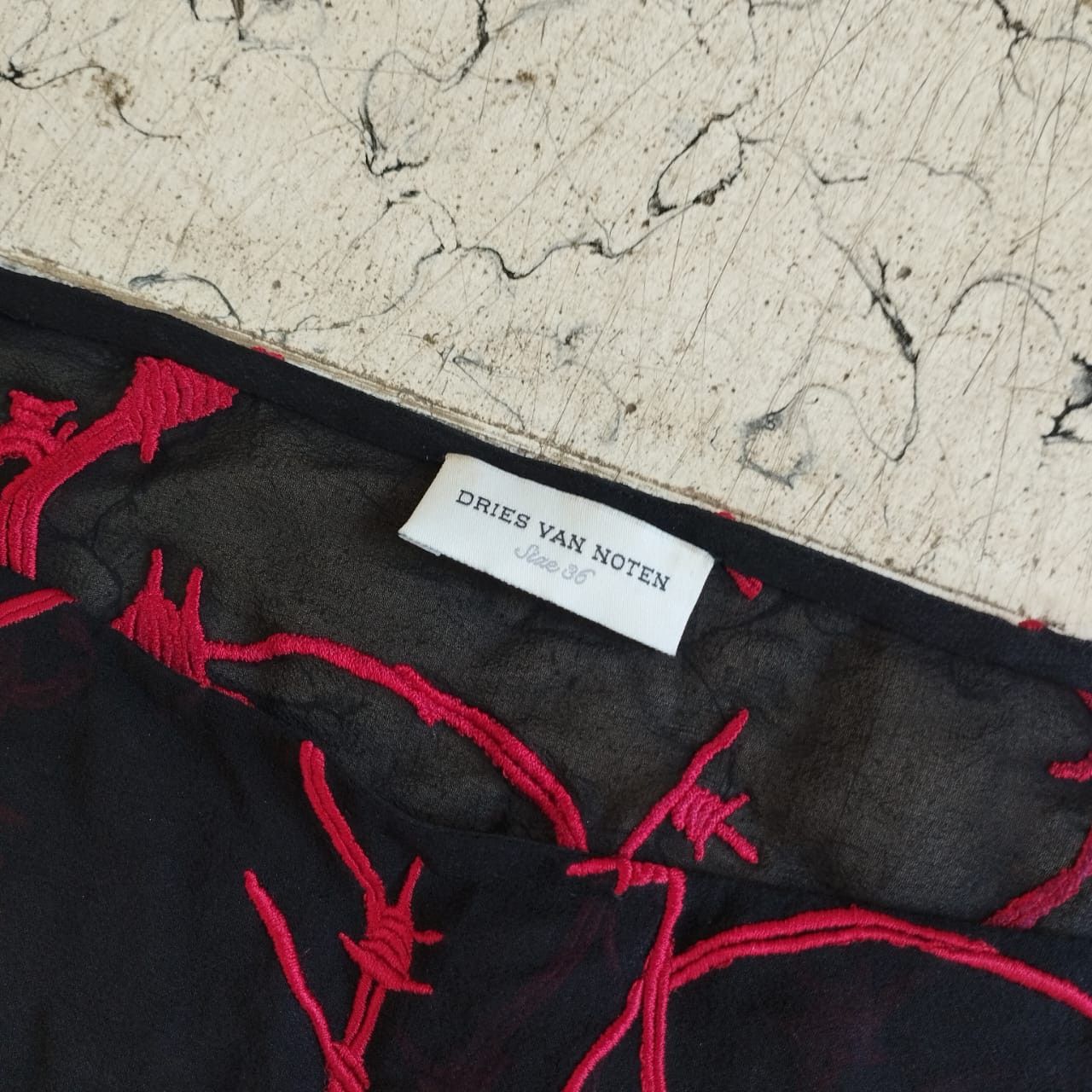 Dries Van Noten × Japanese Brand × Vintage Dries Van noten longsleeve vintage Size XS / US 0-2 / IT 36-38 - 4 Thumbnail