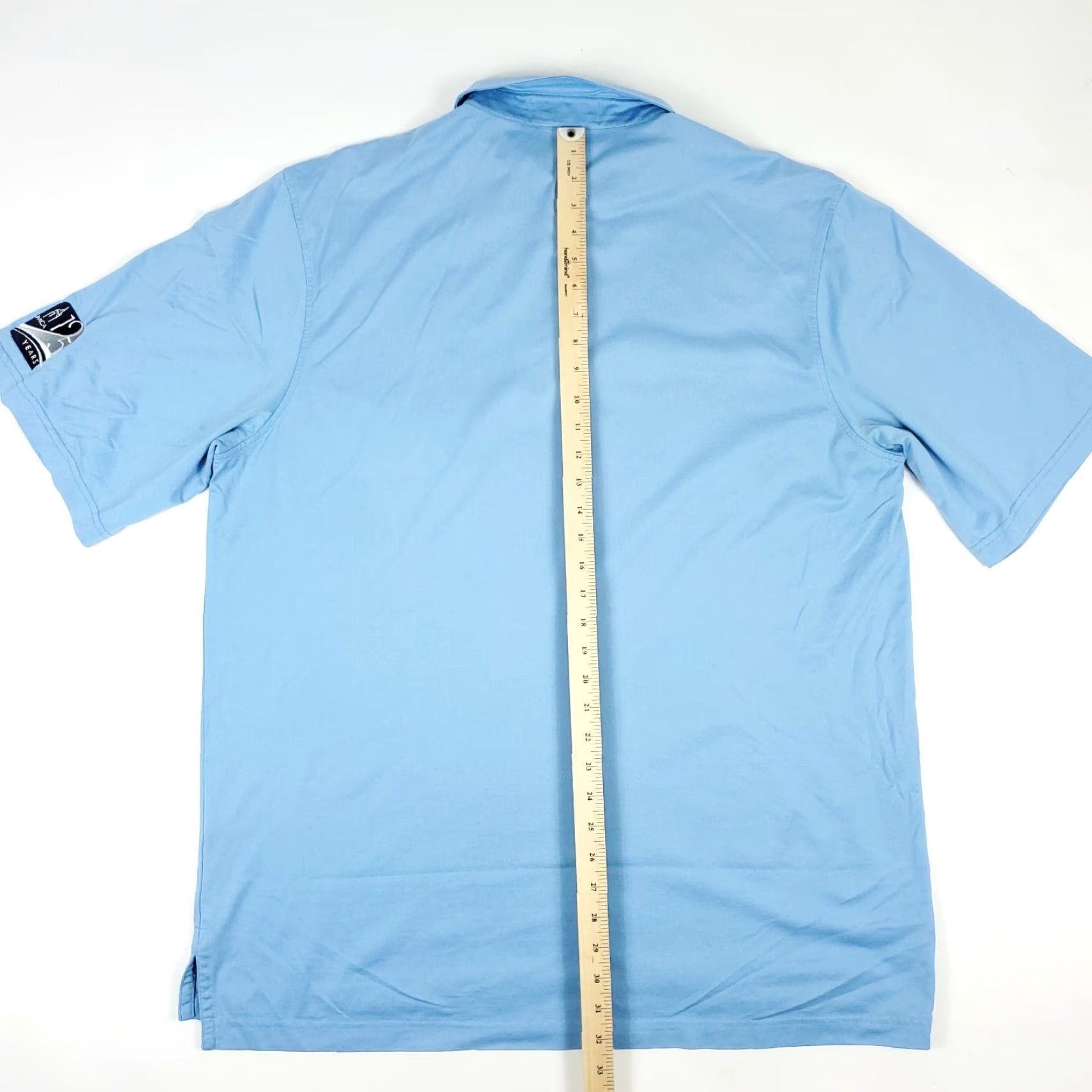 Vintage Fairway & Greene Performance Light Blue Golf Mens Short Sleeve Polo Shirt XL Size US XL / EU 56 / 4 - 5 Thumbnail