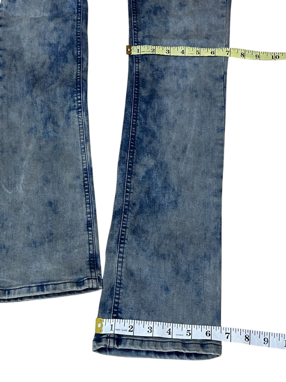 Japanese Brand JAPANESE BRAND NO ID TYE DYE SLIM FIT JEANS Size US 31 - 12 Thumbnail