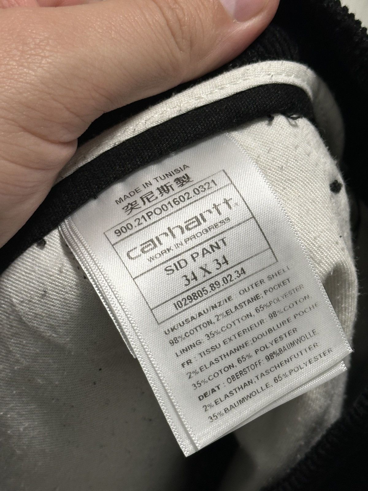 Carhartt Wip Vintage Carhartt Wip Sid Pants Size US 34 / EU 50 - 6 Thumbnail
