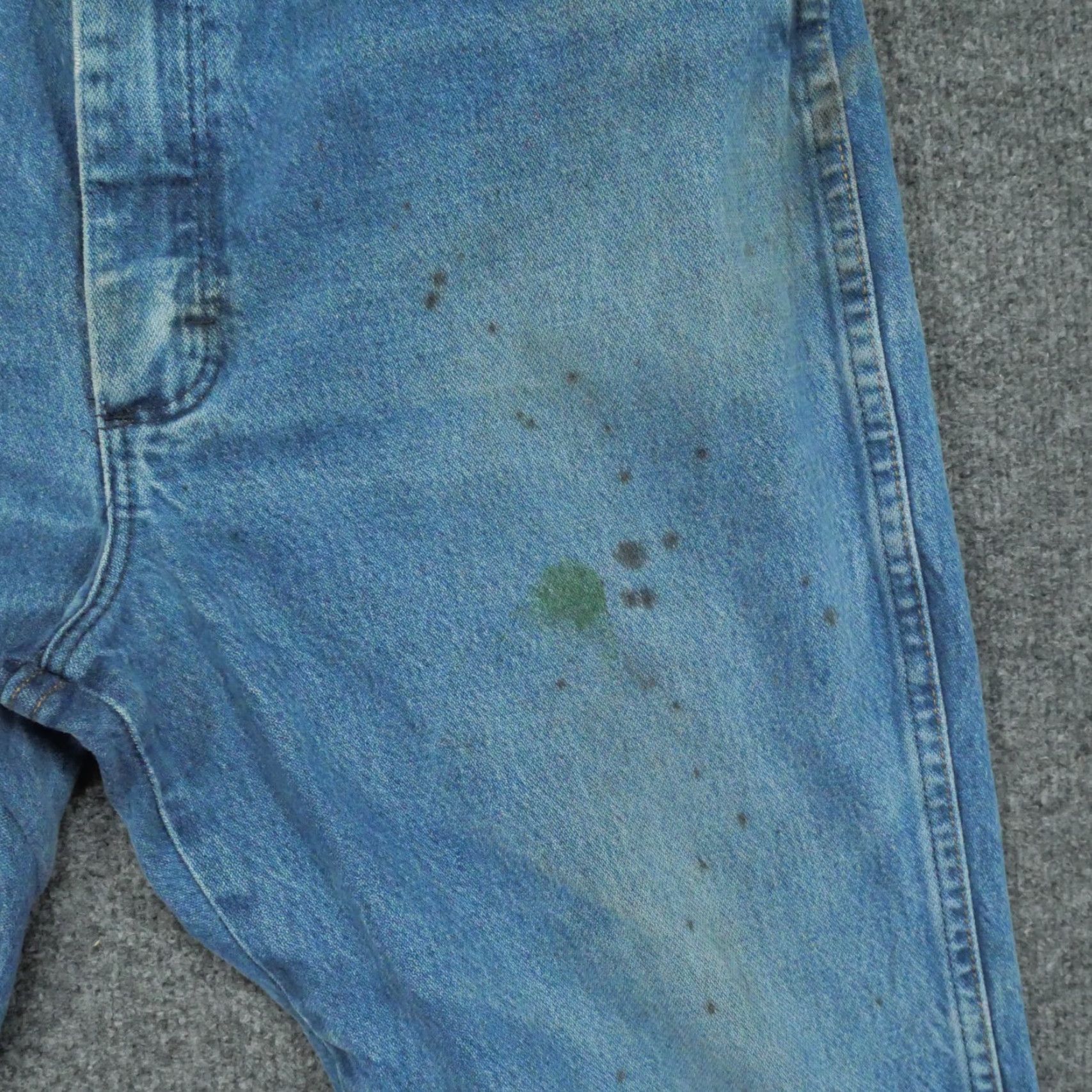 Wrangler VINTAGE Wrangler Jeans Mens 34x27 Blue Pants Faded Distressed Grunge 936PWD Size US 34 / EU 50 - 4 Thumbnail