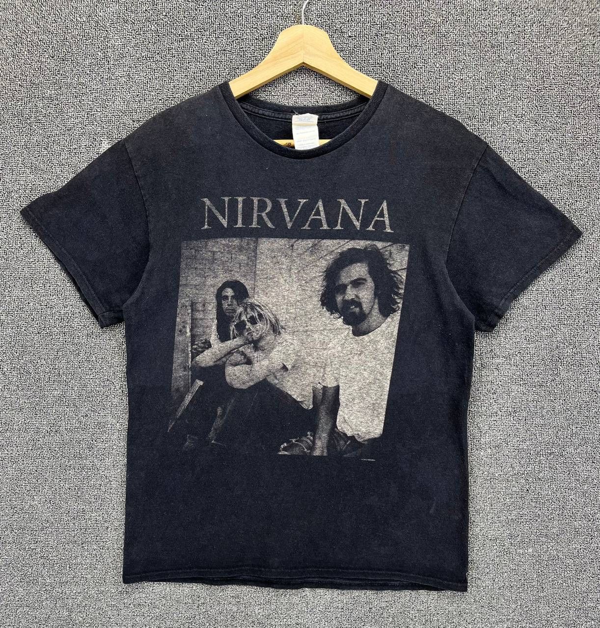Band Tees Vintage Nirvana Line Up Punk Rock Band Tees T Shirts Size US M / EU 48-50 / 2 - 1 Thumbnail