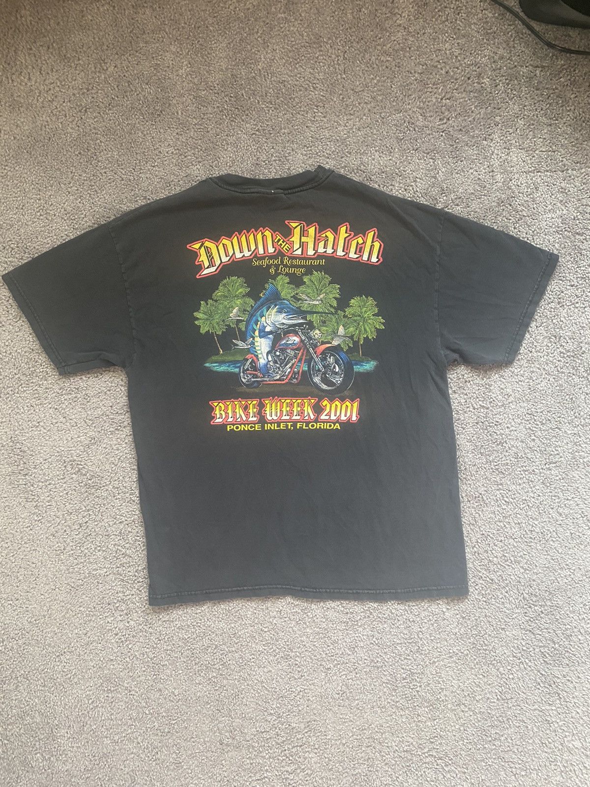 Harley Davidson × Vintage Vintage Faded Harley Davidson Tee Shirt Size US L / EU 52-54 / 3 - 1 Thumbnail
