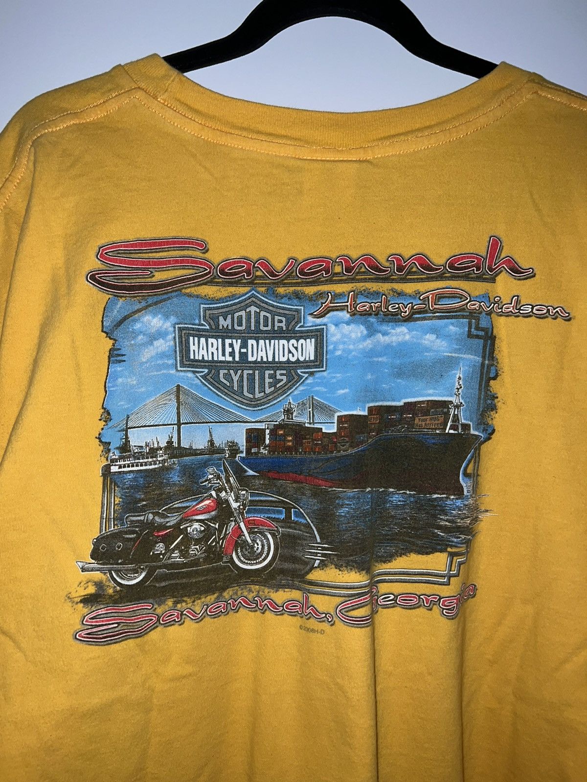 Harley Davidson × Vintage Vintage Harley Davidson Eagle T-Shirt Size US XXL / EU 58 / 5 - 6 Thumbnail