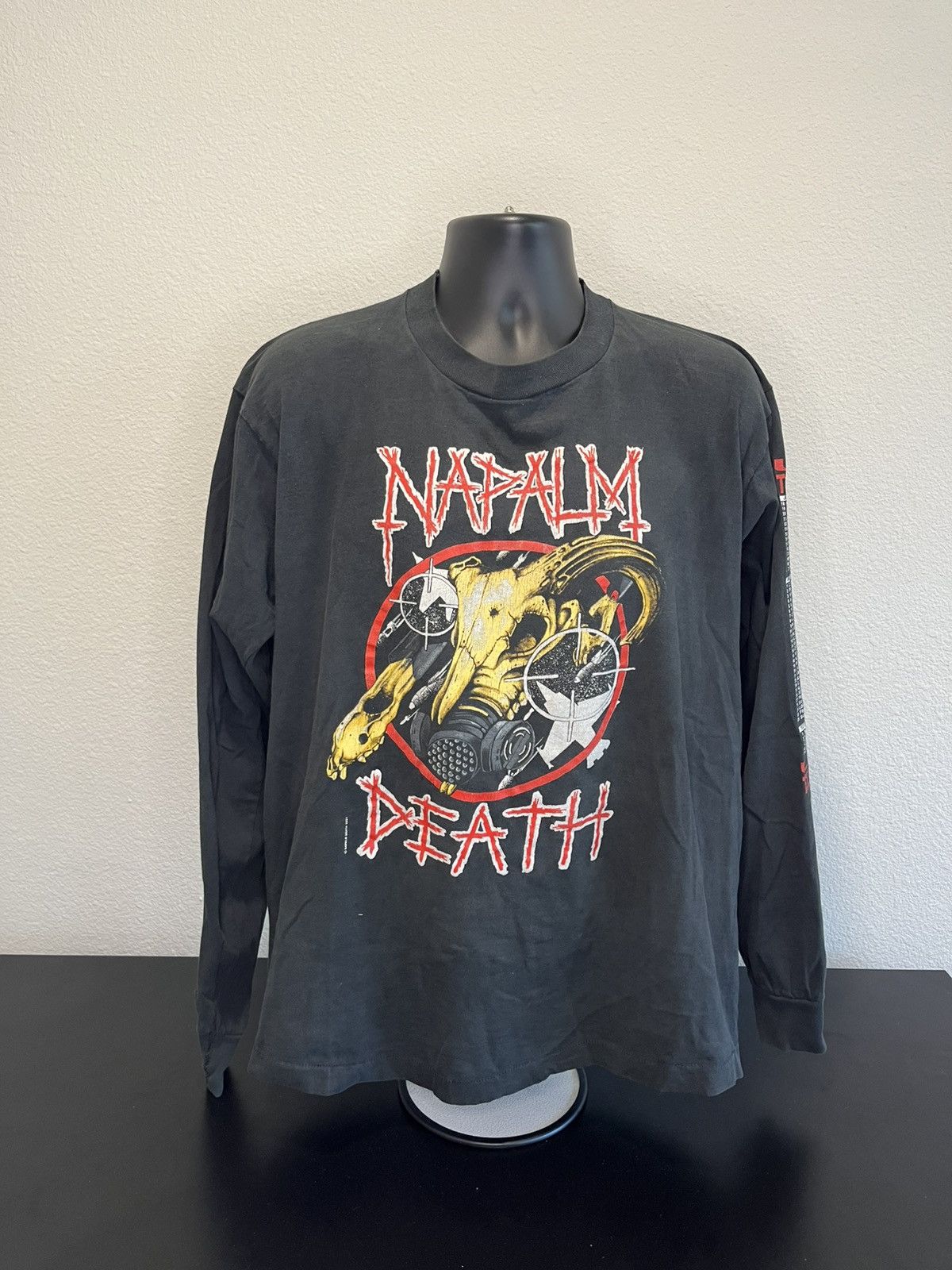Band Tees × Vintage Napalm death shirt vintage long sleeve English grindcore Size US XL / EU 56 / 4 - 1 Thumbnail