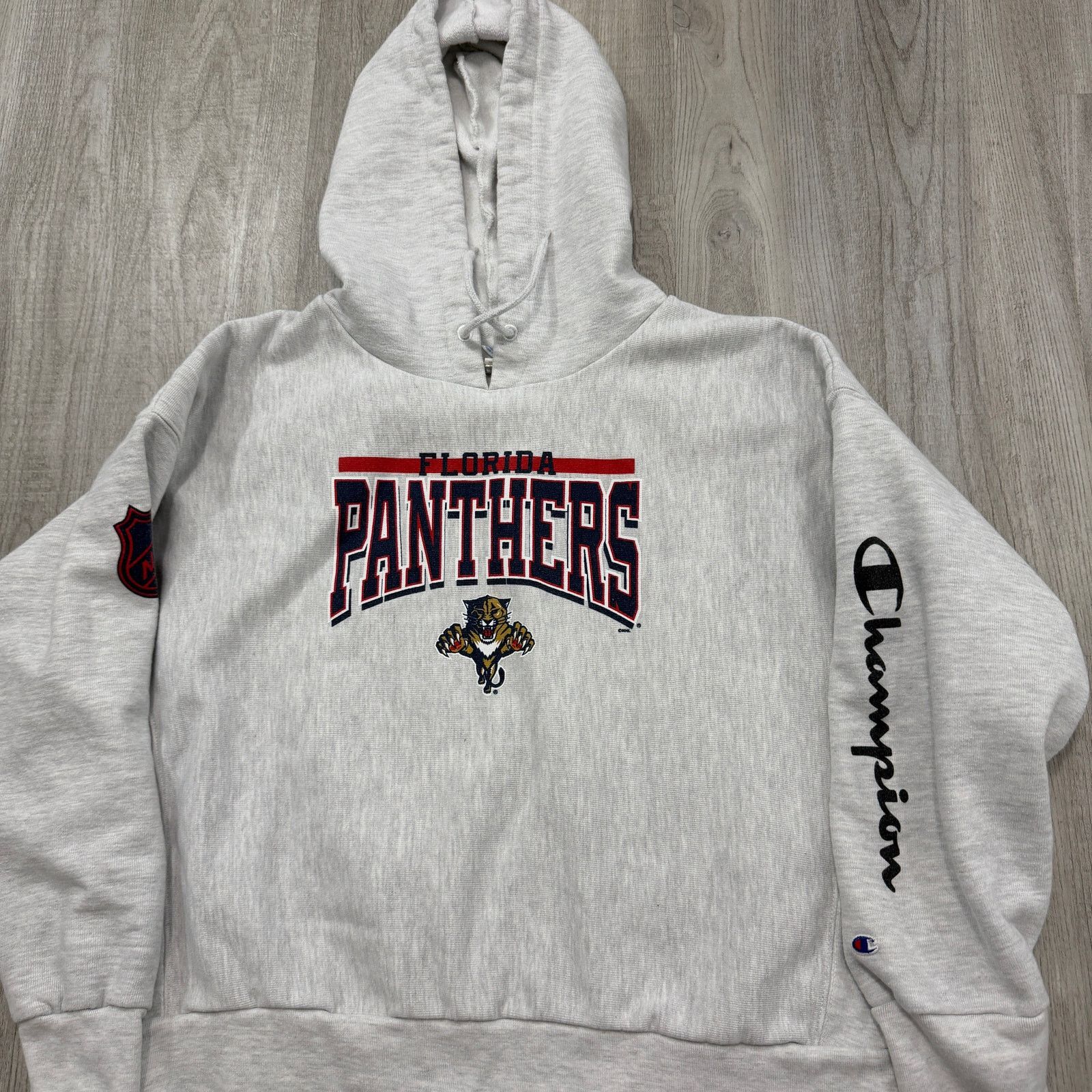 Champion Champion Reverse Weave Florida Panthers Hoodie Size 2XL Size US XXL / EU 58 / 5 - 2 Thumbnail