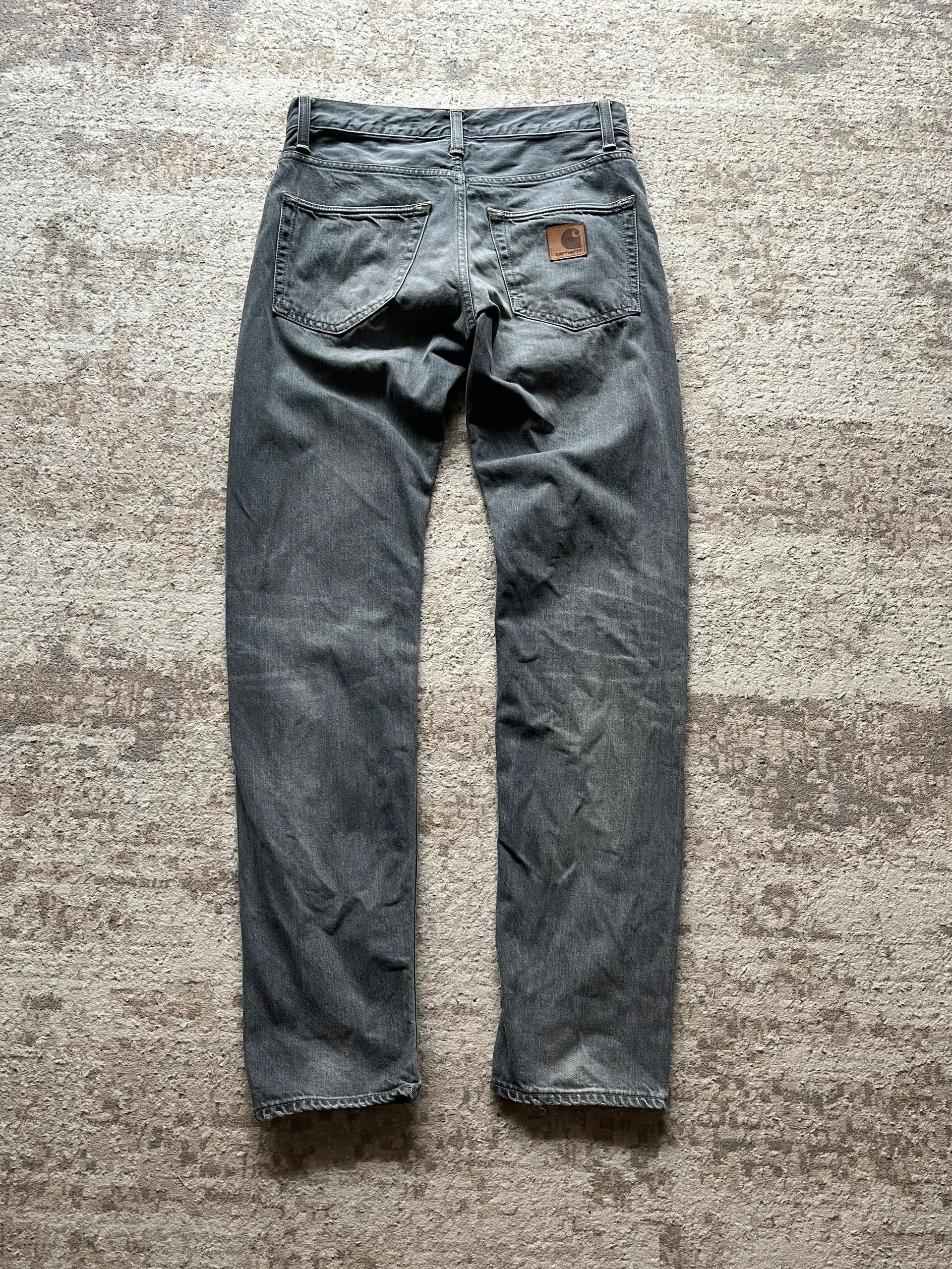Carhartt Carhartt 2016 Grey Jeans Denim Klondike Pants Sz W 28 L 32 Size US 28 / EU 44 - 2 Thumbnail