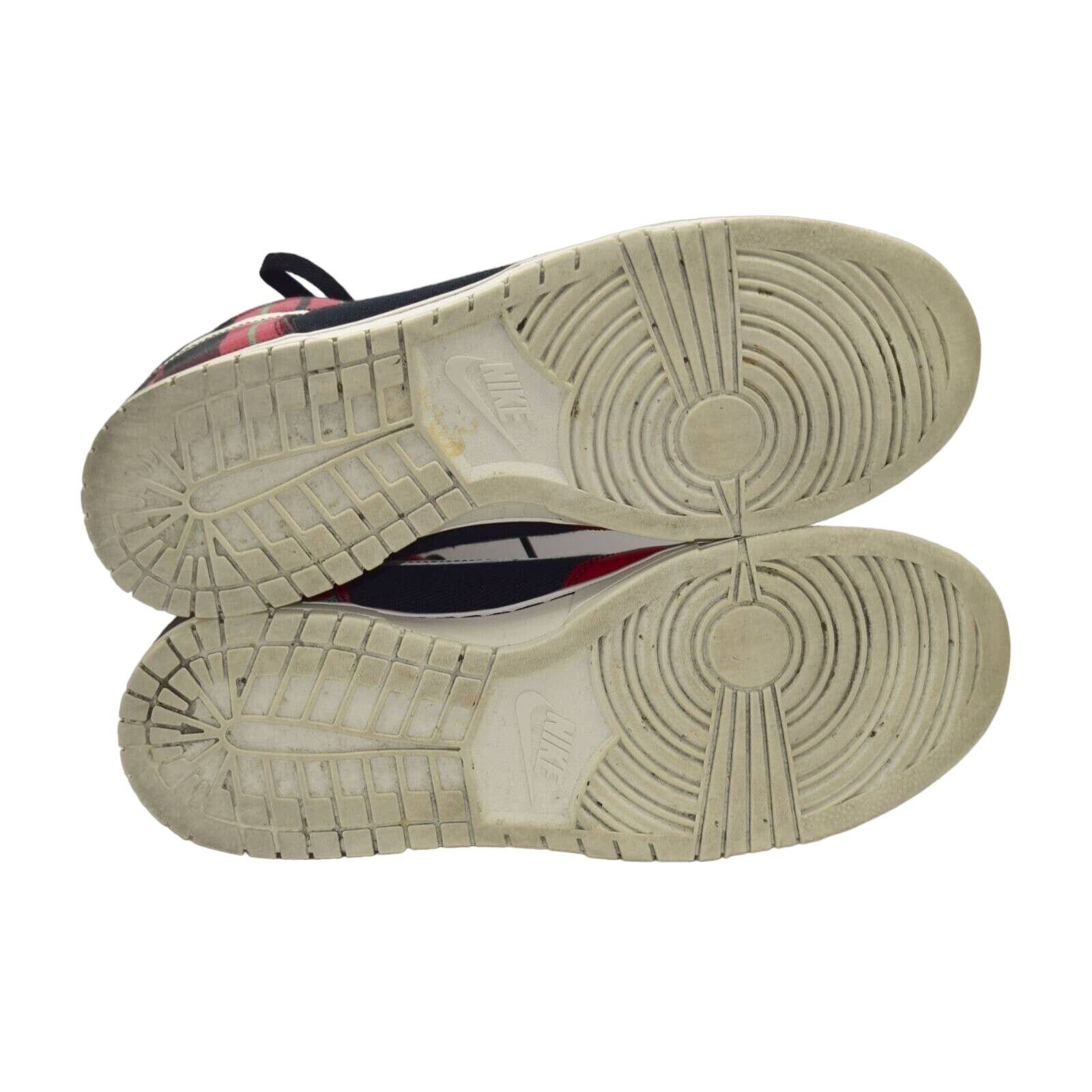 Nike B4 NIKE Dunk High Retro SE Tartan Plaid Red DV0826-001 10.5 Size US 10.5 / EU 43-44 - 5 Thumbnail
