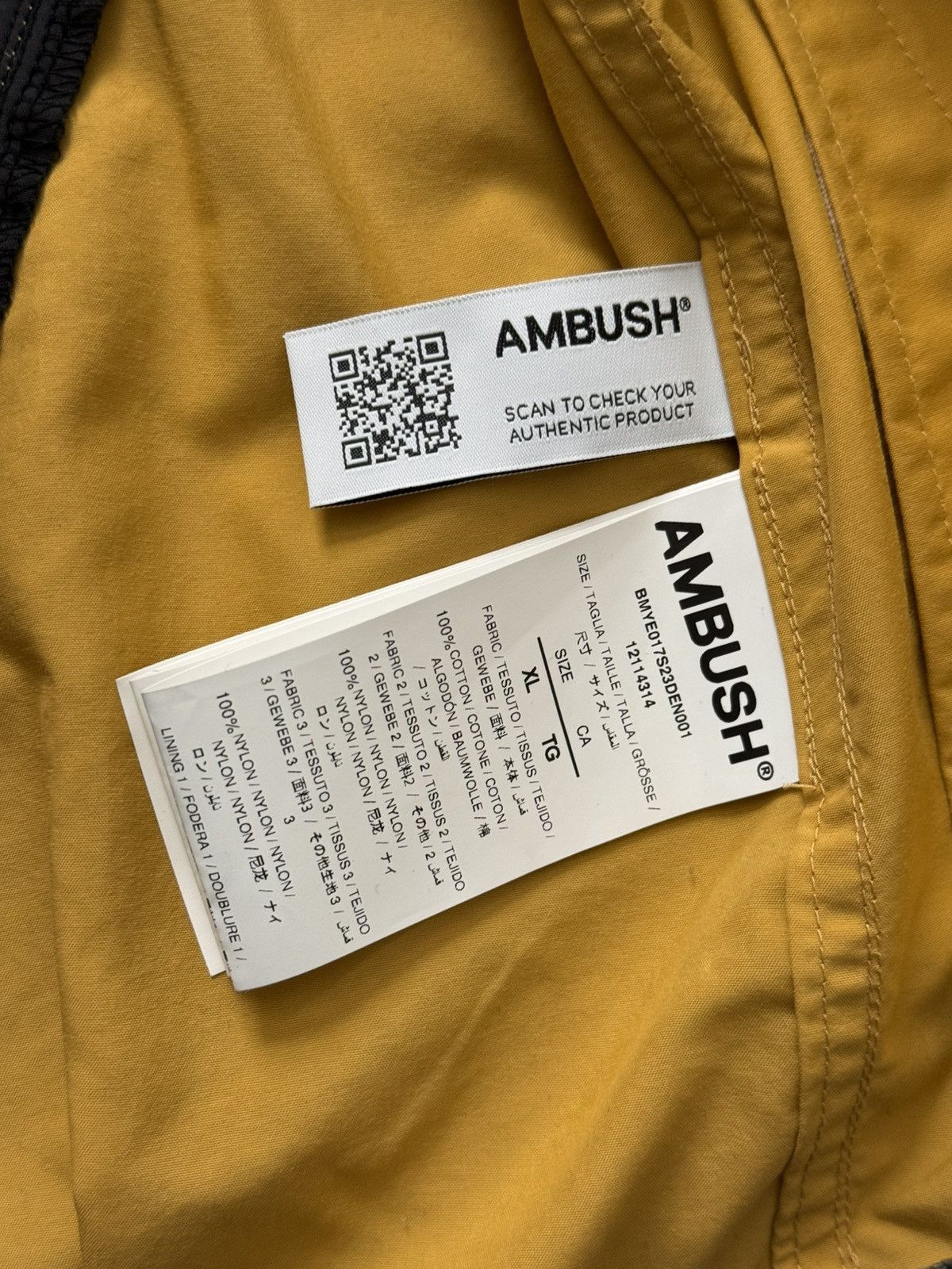 Ambush Design Ambush Hybrid Denim & Track Jacket Size US XL / EU 56 / 4 - 6 Thumbnail