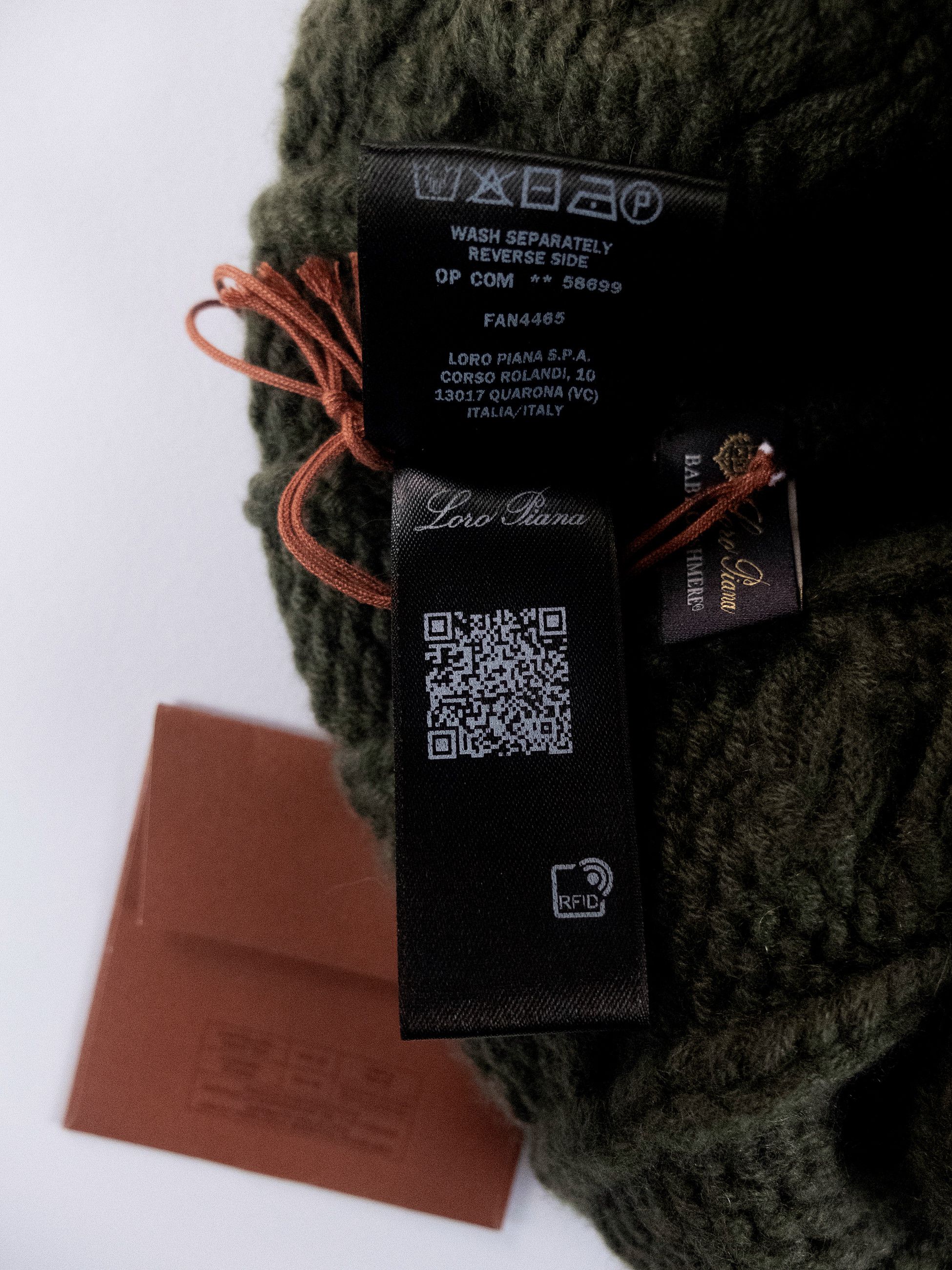 Loro Piana LORO PIANA Courchevel green baby cashmere beanie hat q Size ONE SIZE - 3 Thumbnail