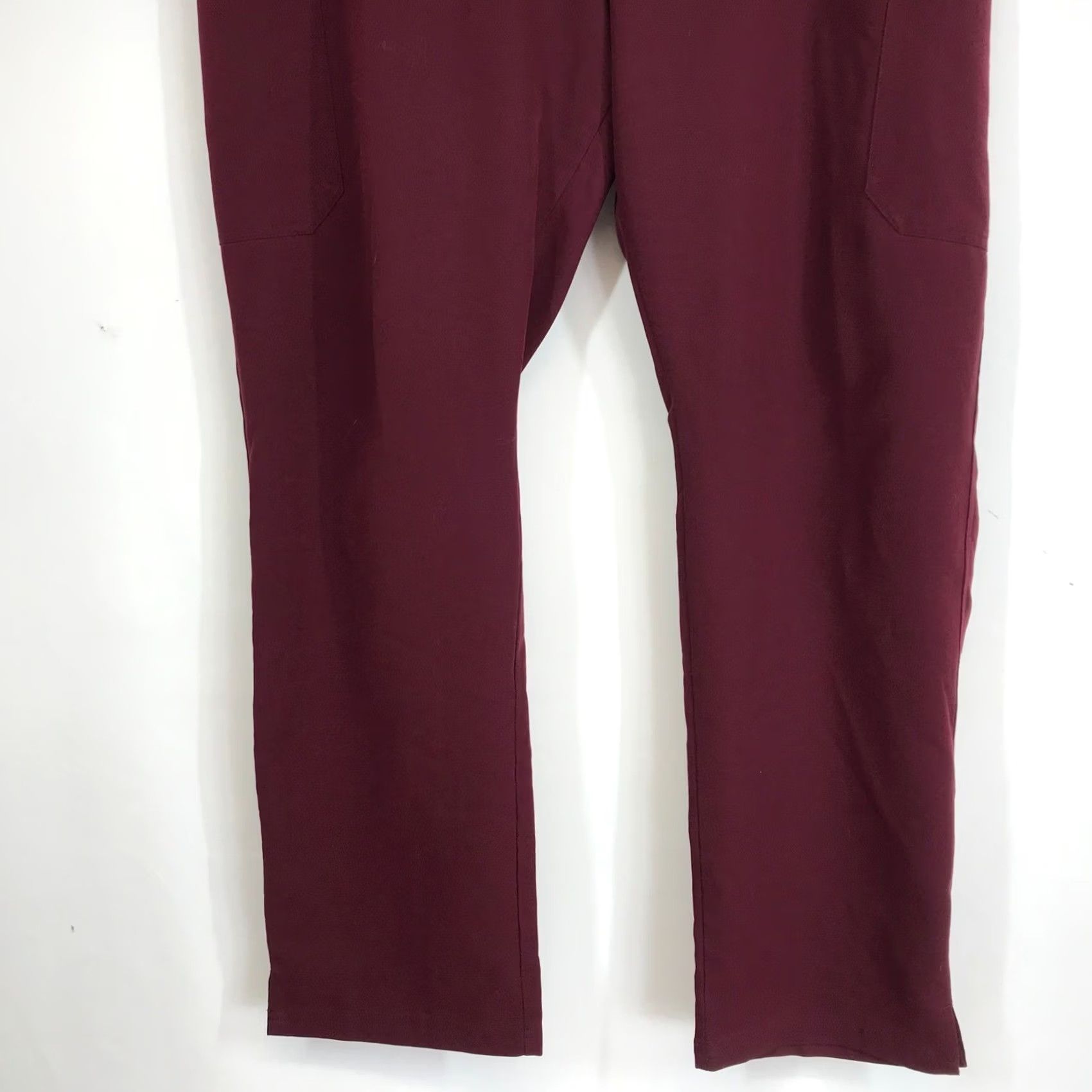 Vintage FIGS Technical Collection Scrub Pants Women's XL Burgundy Style TW2000R Size 40" / US 18 - 3 Thumbnail