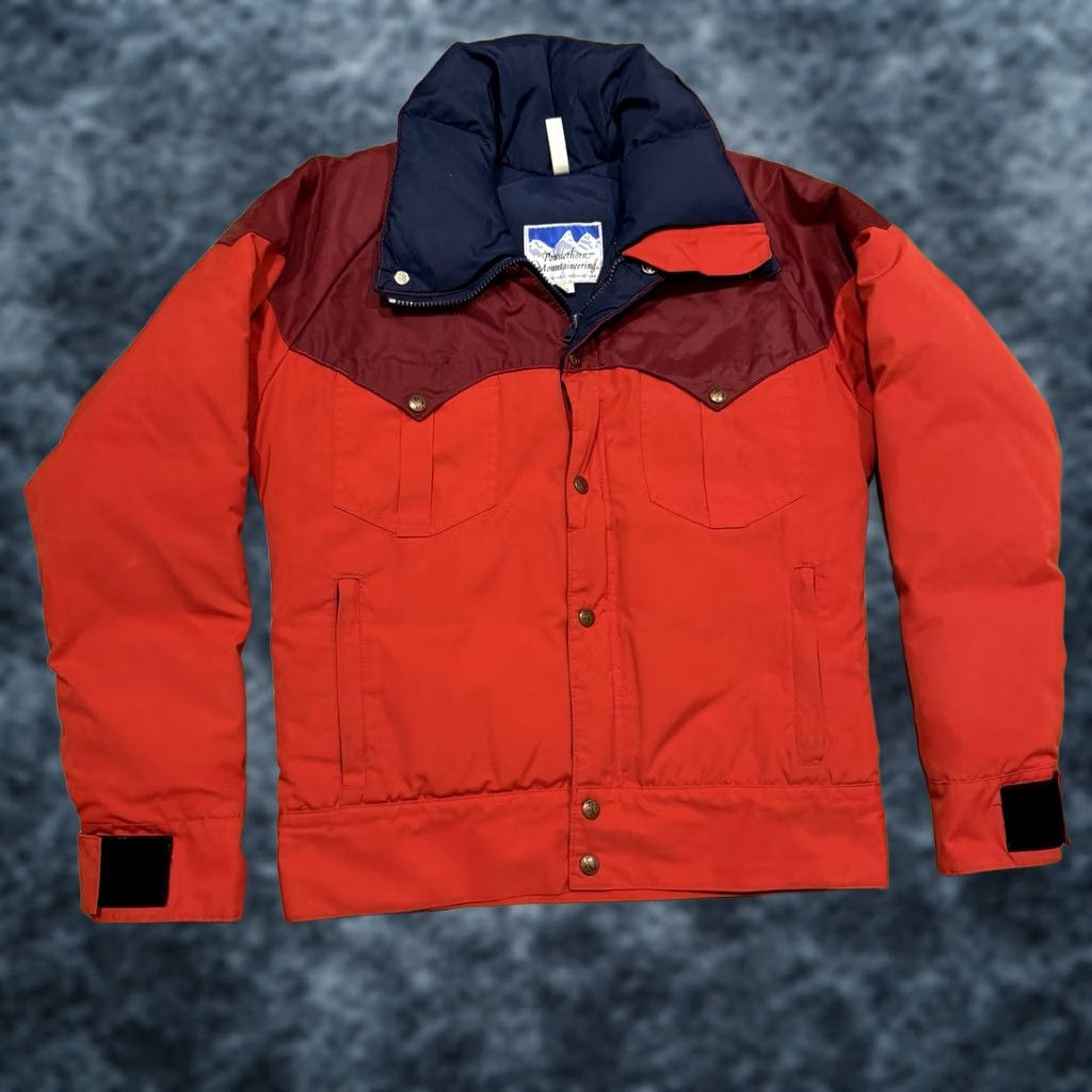 Vintage VINTAGE Powderhorn Mountaineering Down Puffer Jacket Mens Size S Red Ski Puffer Jacket Stand-Up Collar Weathergear Full Zip Pockets 80s 90s Mens Size US S / EU 44-46 / 1 - 1 Thumbnail
