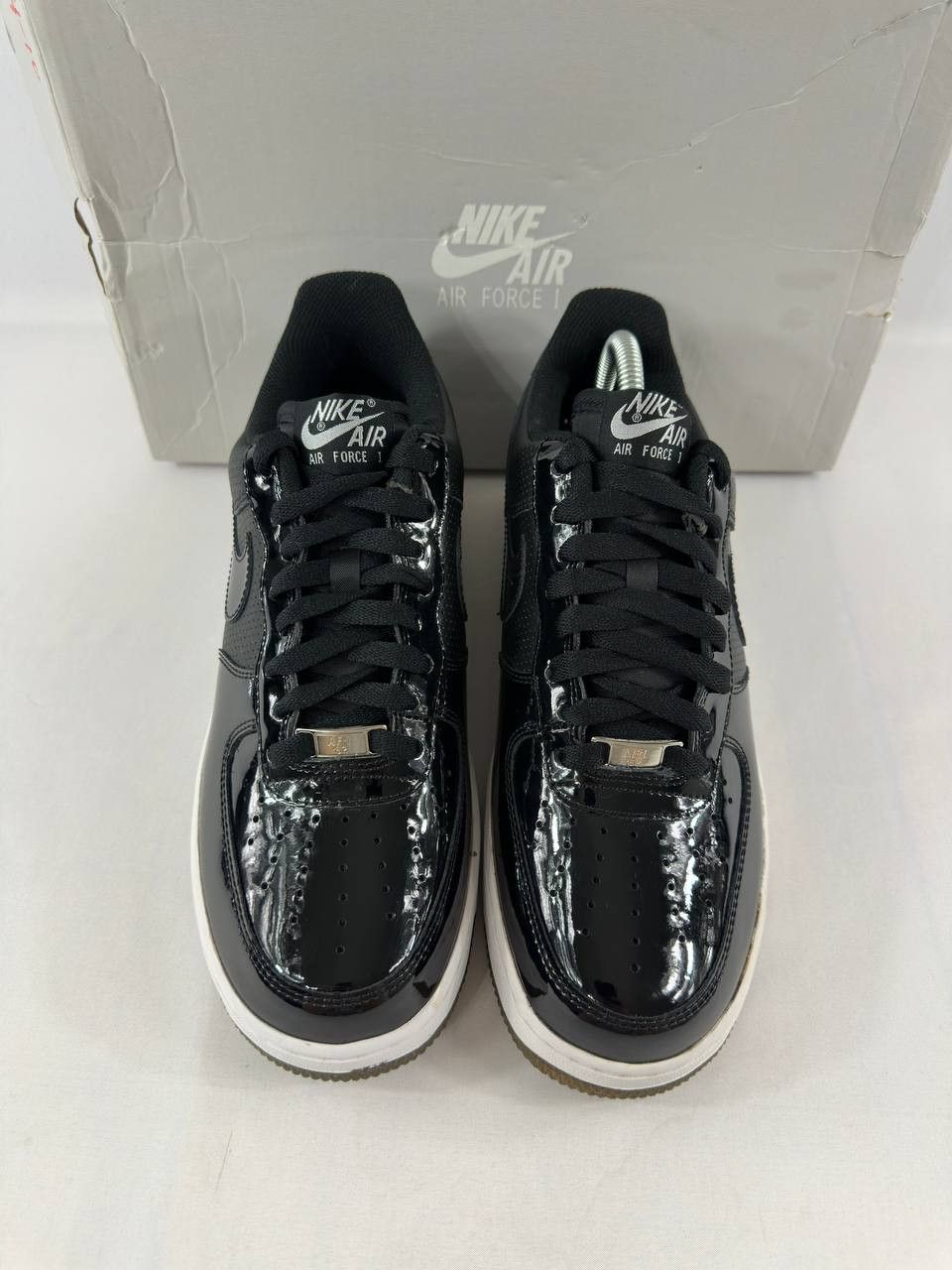 Nike Nike Air Force 1 '07 'Black Silver' 2010 Size US 7.5 / EU 40-41 - 5 Thumbnail
