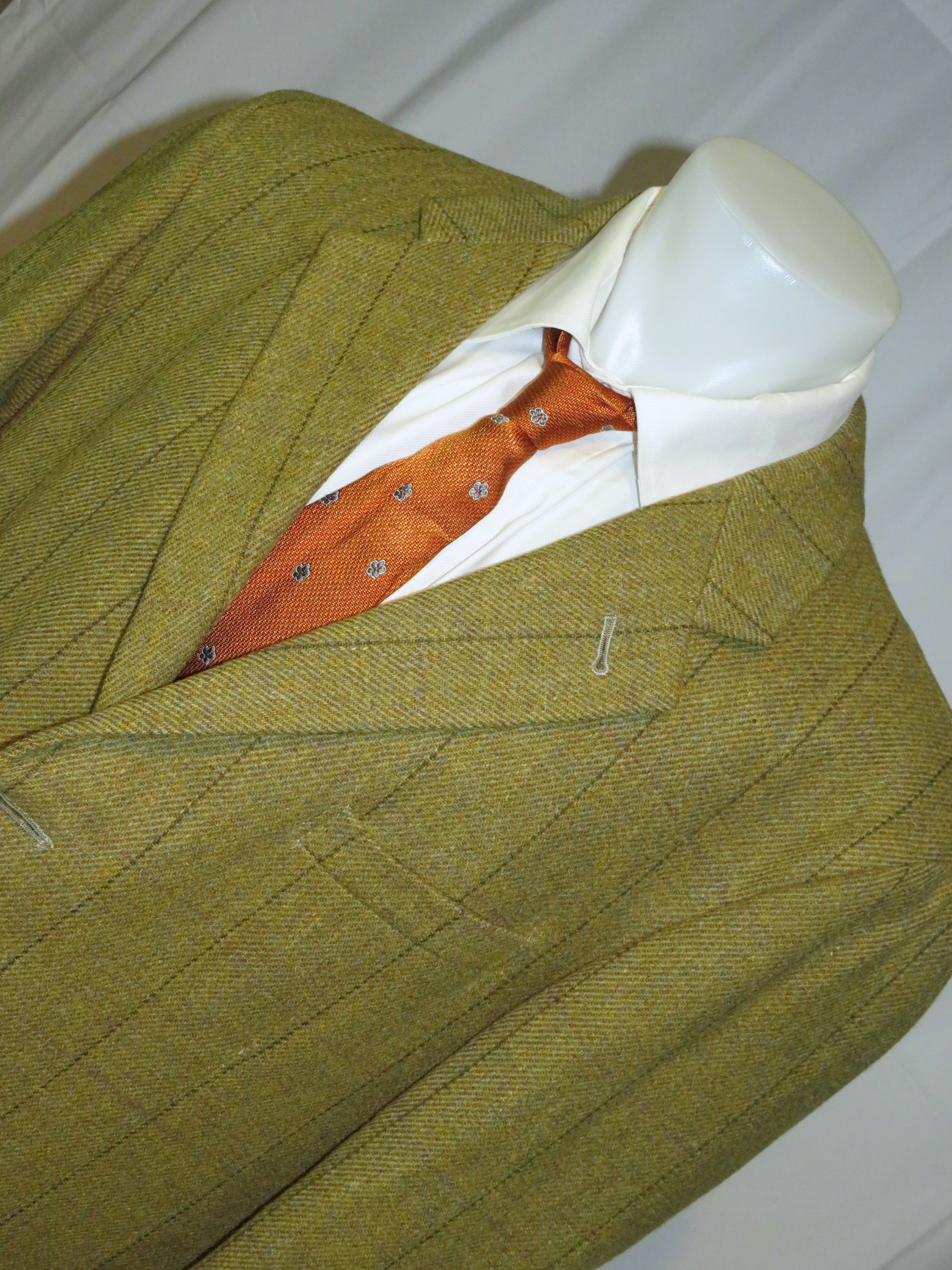 Other P&J Haggart Green Tweed Three Button Shooting Jacket 46 Size 46R - 4 Thumbnail