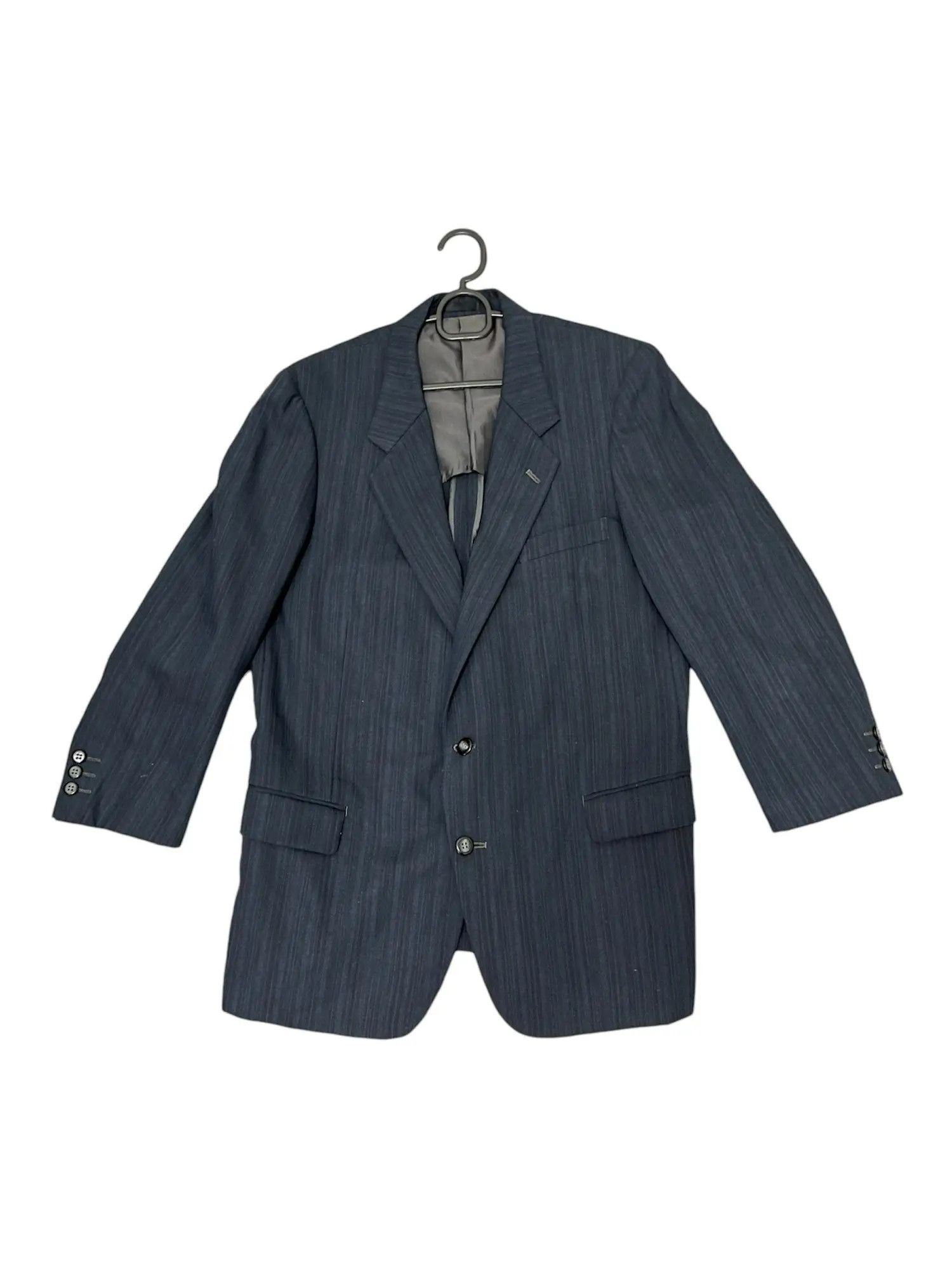 Saint Laurent Paris Saint Laurent Stripes Wool Jacket Size US L / EU 52-54 / 3 - 2 Thumbnail