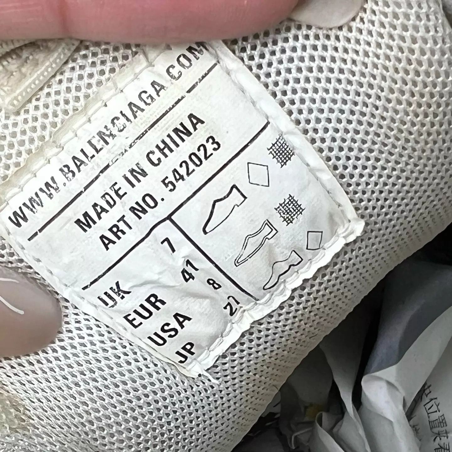 Balenciaga Balenciaga Track White 41 Like New Size US 8 / EU 41 - 6 Thumbnail