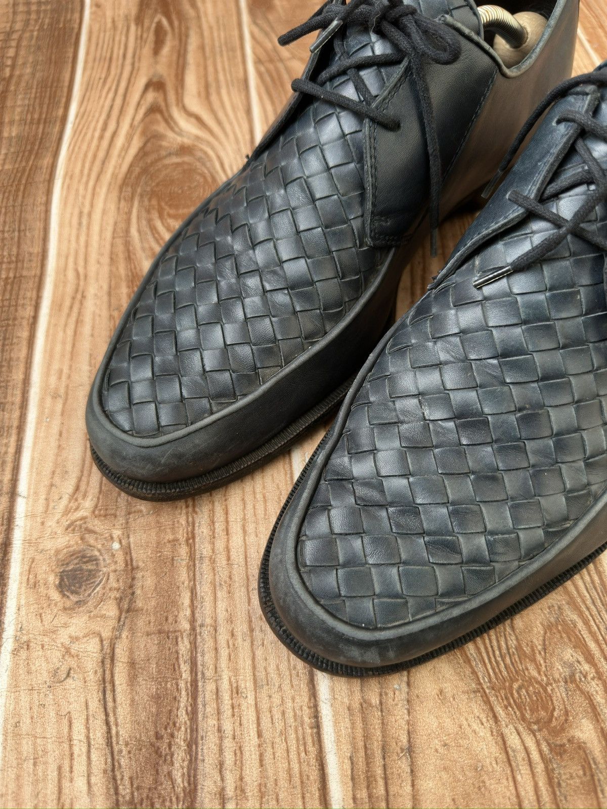 Bottega Veneta Bottega Veneta Intrecciato Weave Leather Derby Size US 10 / EU 43 - 4 Thumbnail