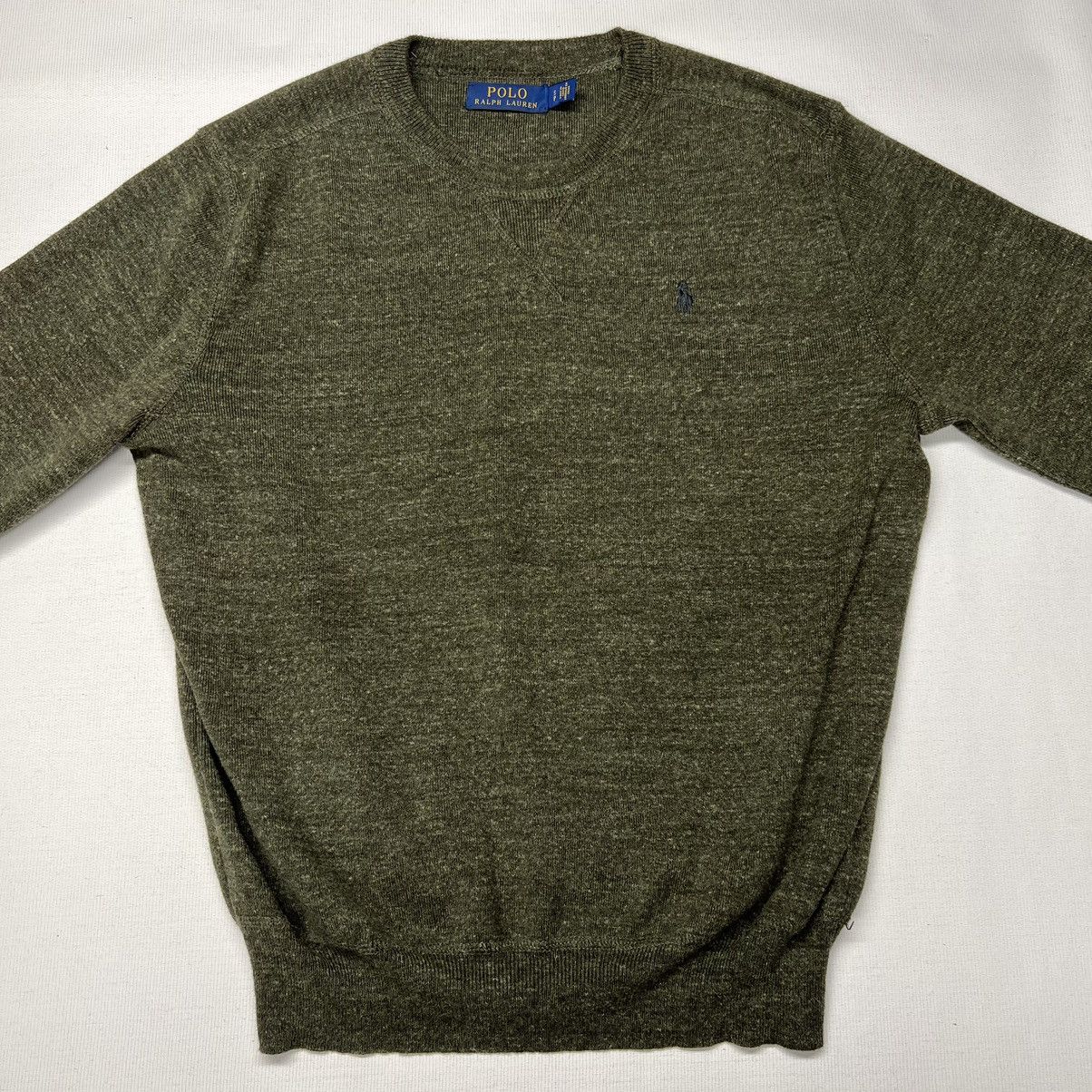 Polo Ralph Lauren Polo Ralph Lauren Sweater Green Pullover Crewneck Knit Olive Size US S / EU 44-46 / 1 - 2 Thumbnail