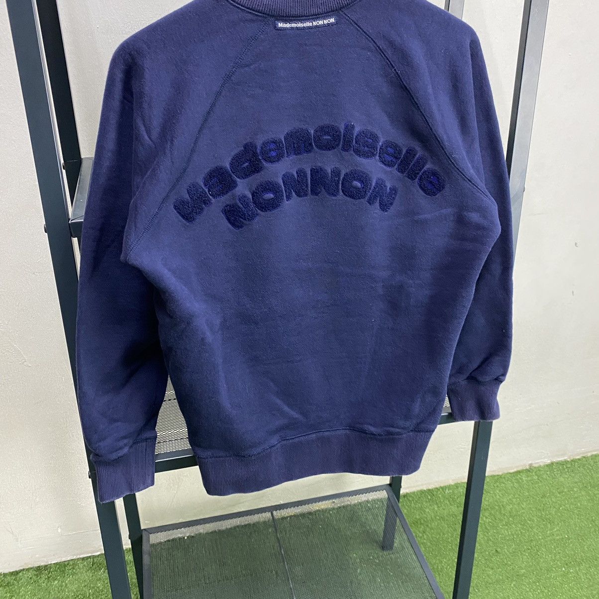Japanese Brand × Mademoiselle Non Non × Vintage Vintage Mademoiselle Non Non Spell Out Embroidered Sweatshir Size US S / EU 44-46 / 1 - 4 Thumbnail