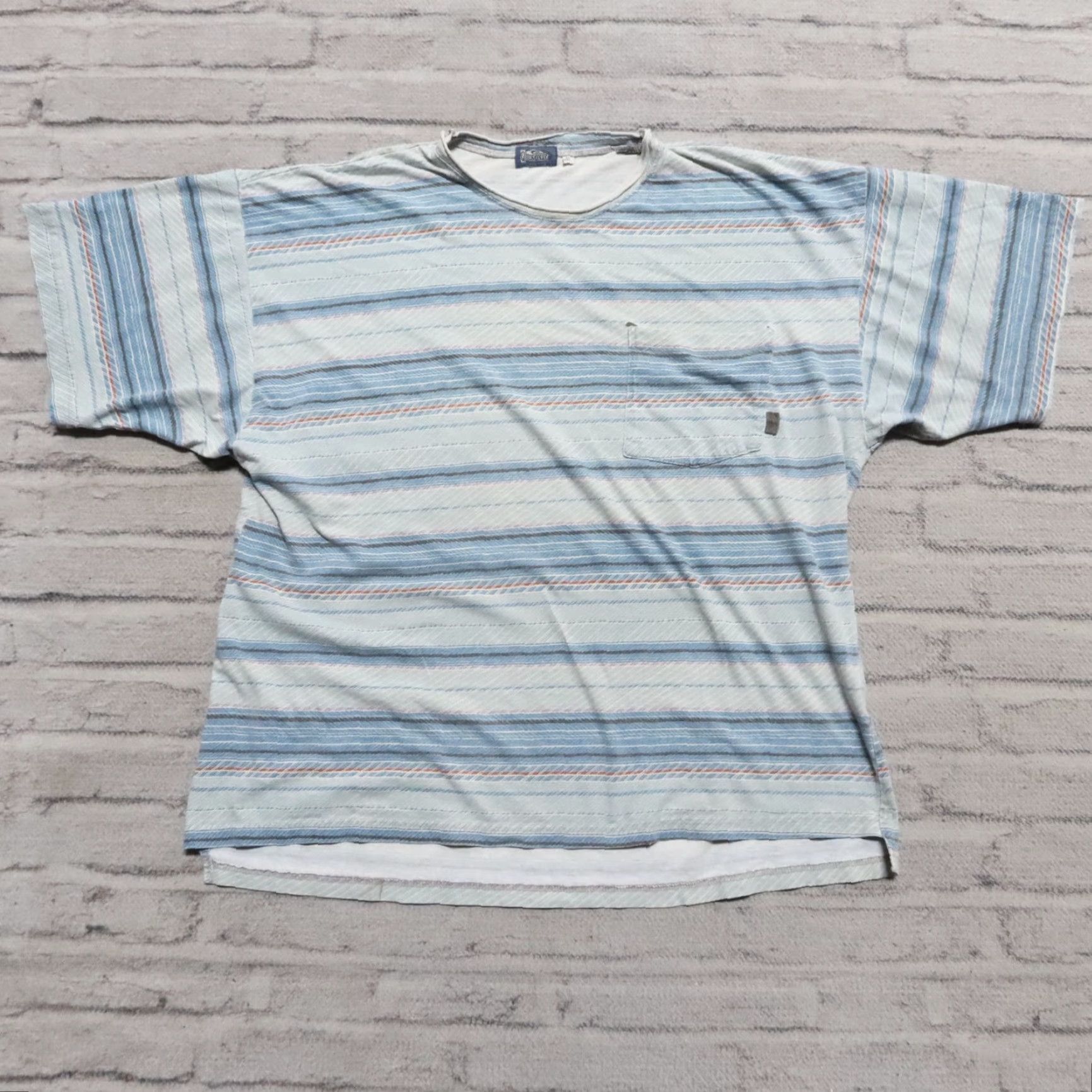 Quiksilver Vintage Quicksilver Shirt XL Distressed Blue Mens Shirt Size US XL / EU 56 / 4 - 2 Thumbnail