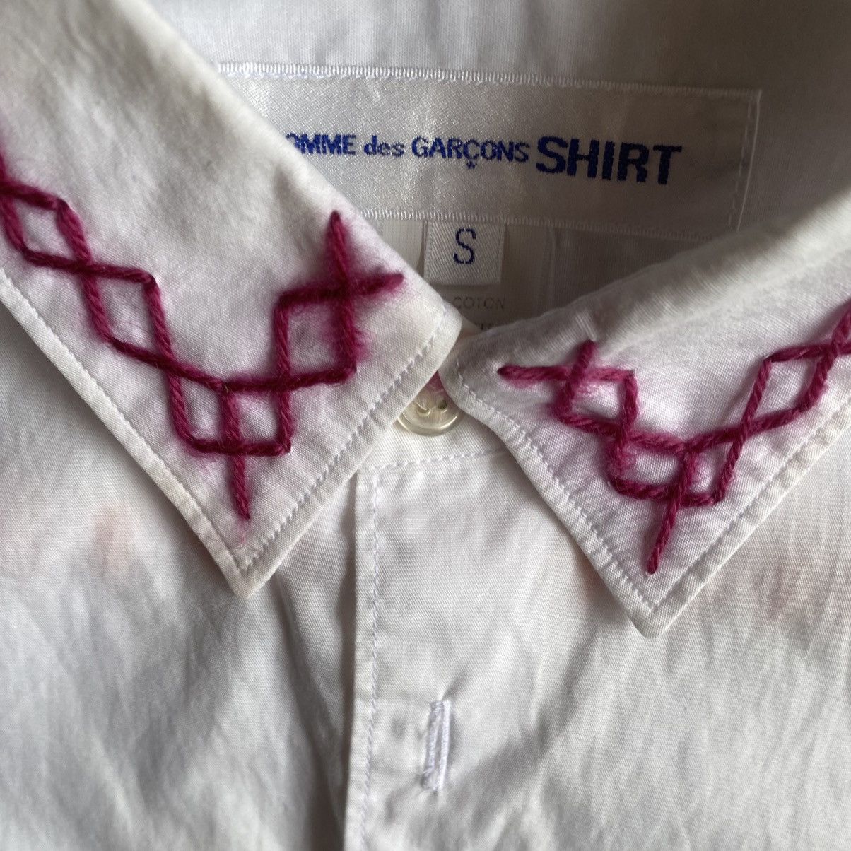Comme des Garcons Comme Des Garcons Wool Stitches Shirt Size US S / EU 44-46 / 1 - 6 Thumbnail