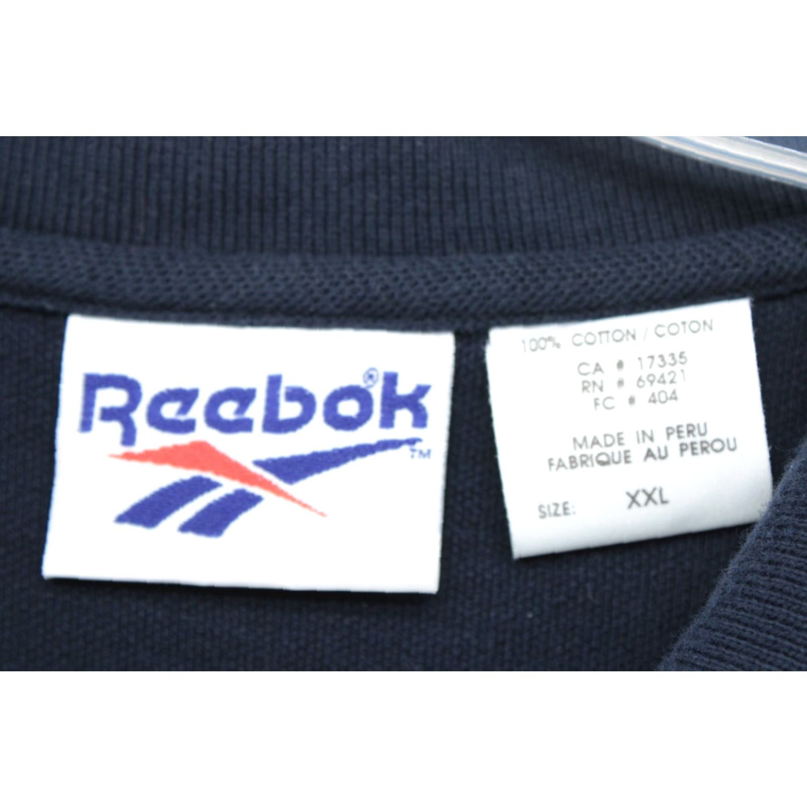 Reebok Reebok Polo Shirt Men's 2XL Blue Short Sleeve Stretch 100% Cotton Casual Size US XXL / EU 58 / 5 - 4 Thumbnail