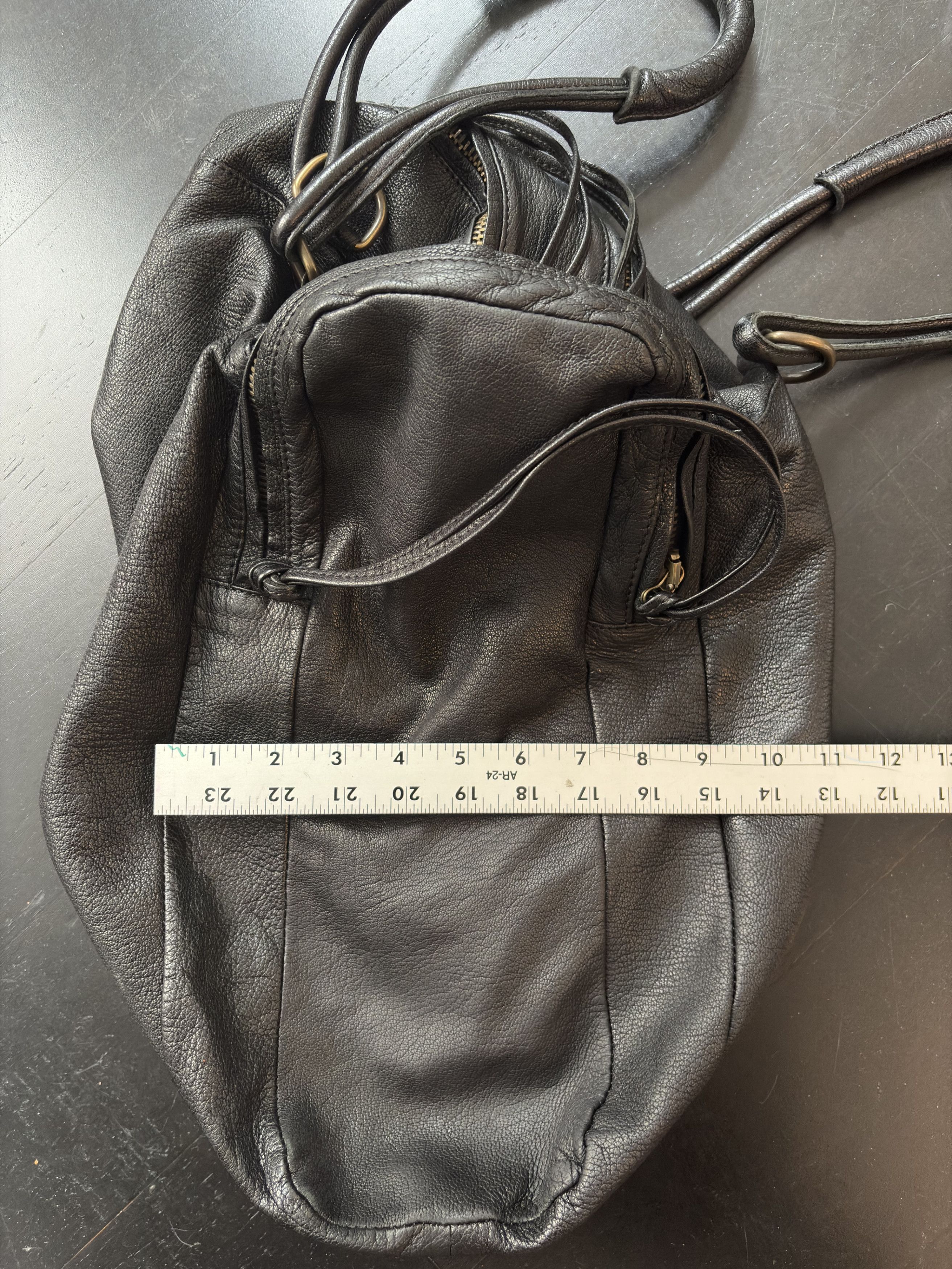 Maison Margiela Maison Margiela Black Leather Shoulder Bag Size ONE SIZE - 15 Thumbnail