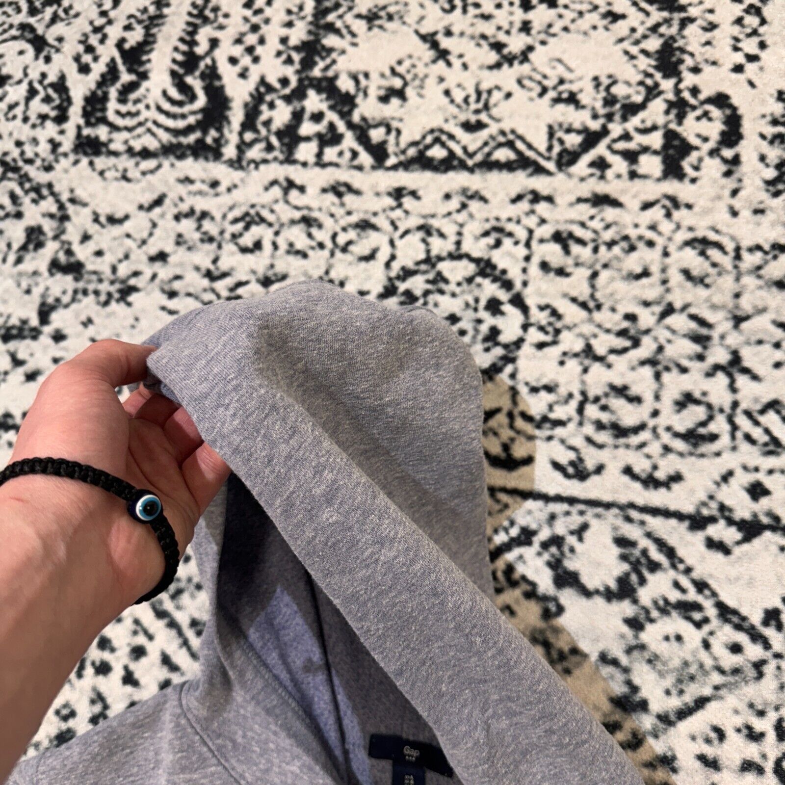 Gap × Vintage Vintage Gap Unisex Gray Cotton Hoodie Size L Y2K 90s Size US L / EU 52-54 / 3 - 9 Thumbnail