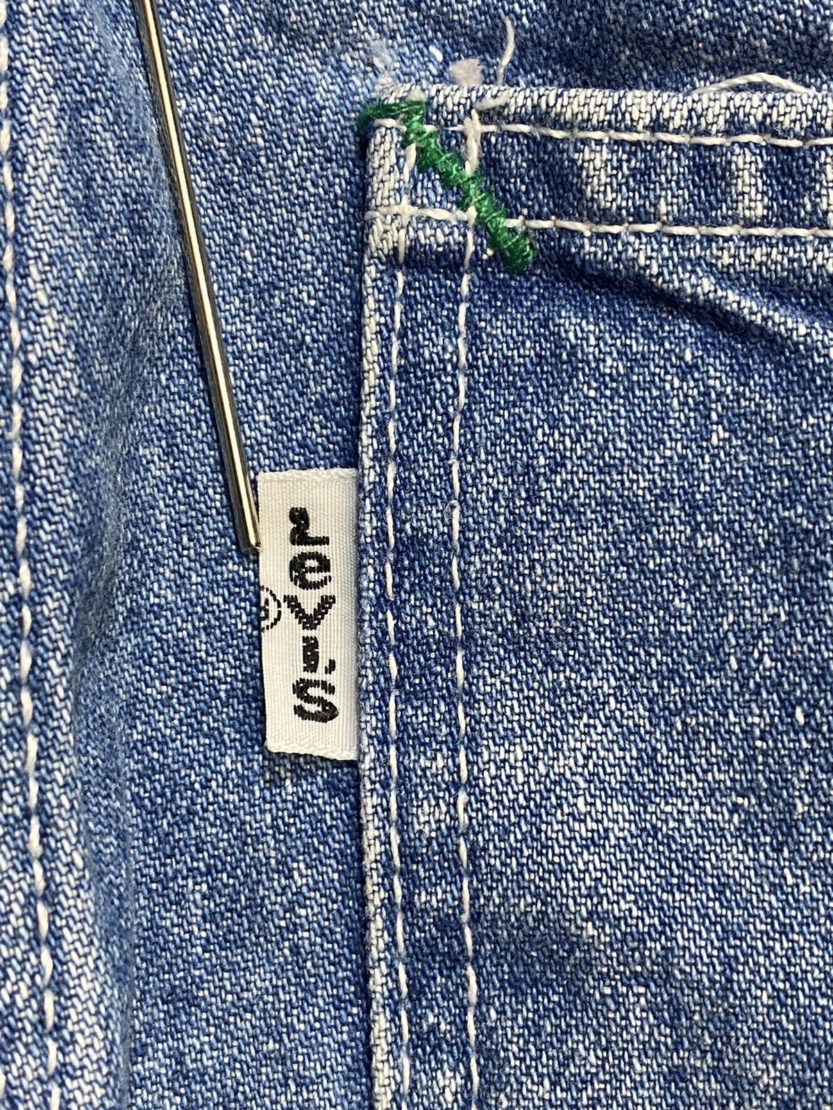 Levi's 90s White Tab Big E Levis Japan Repro Workwear Overall Size US 30 / EU 46 - 16 Thumbnail