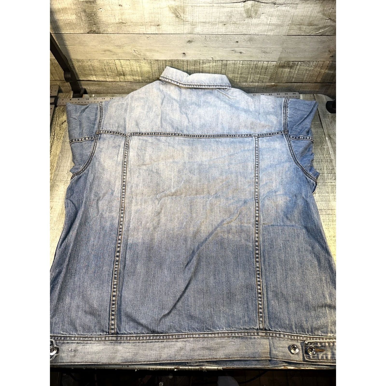 Rocawear VINTAGE Rocawear Denim Jacket 46 Men Blue Hip Hop Streetwear Y2K Rare Denim Jacket Size US S / EU 44-46 / 1 - 4 Thumbnail