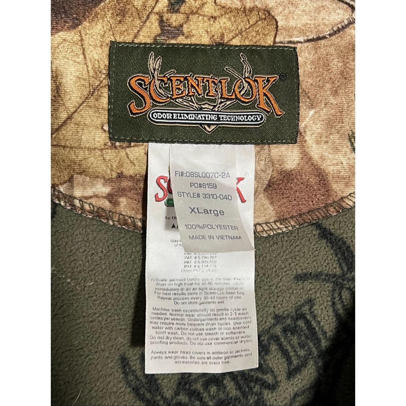 Other Scent Lok Full Season Realtree Full Zip Camo Fleece Jacket Size US XL / EU 56 / 4 - 6 Thumbnail