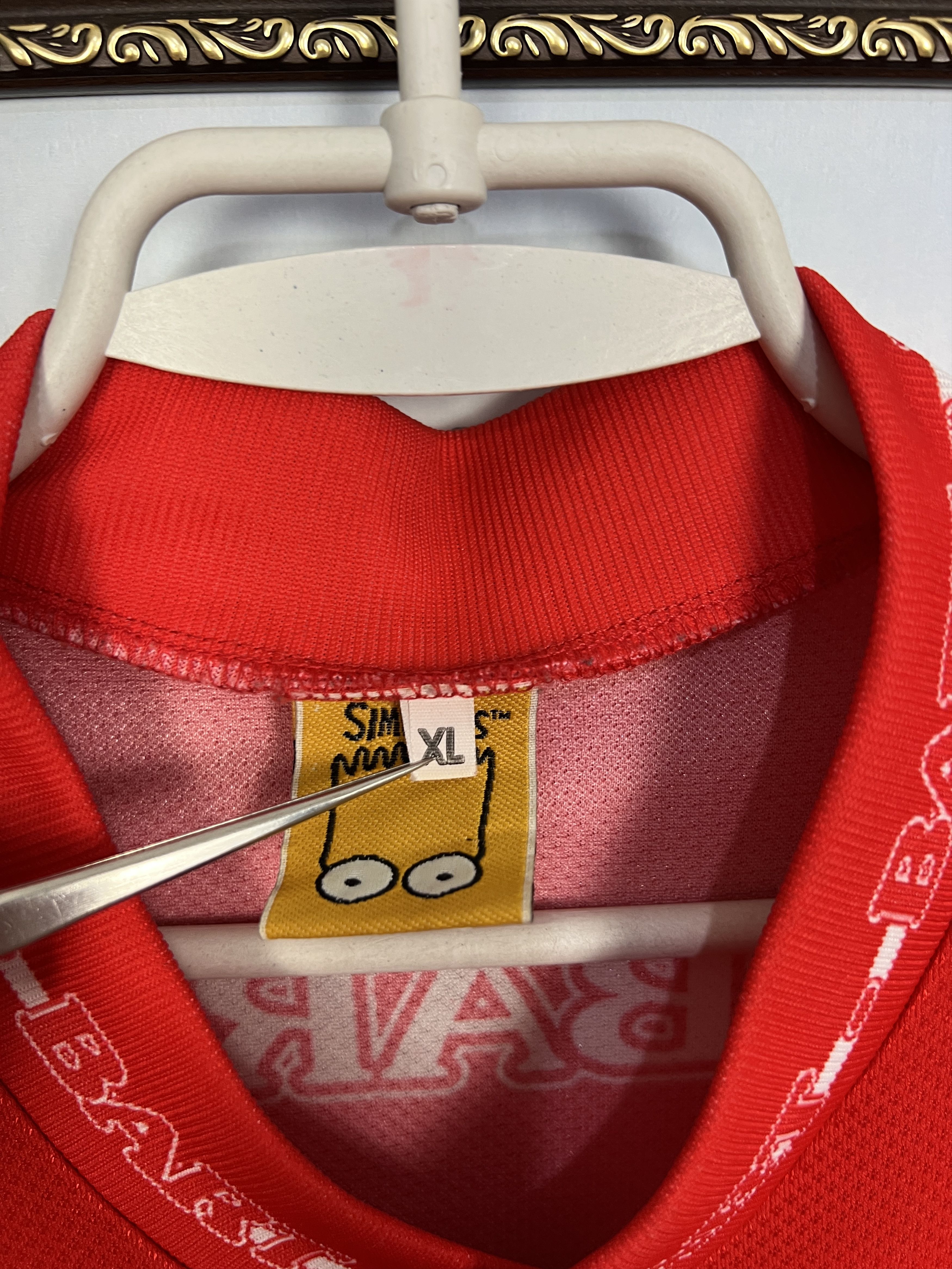Vintage Bart Simpson Liverpool Shirt Football Jersey Soccer YNWA Size US XL / EU 56 / 4 - 10 Thumbnail