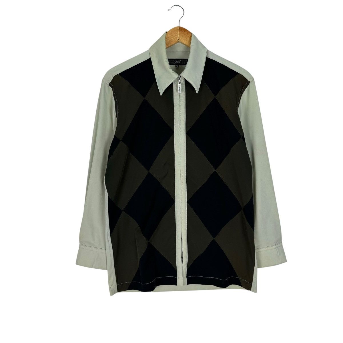 Gaultier Homme Objet ☀️JPG OBJECT DIAMOND ZIPPER SUMMER JACKET Size US S / EU 44-46 / 1 - 4 Thumbnail