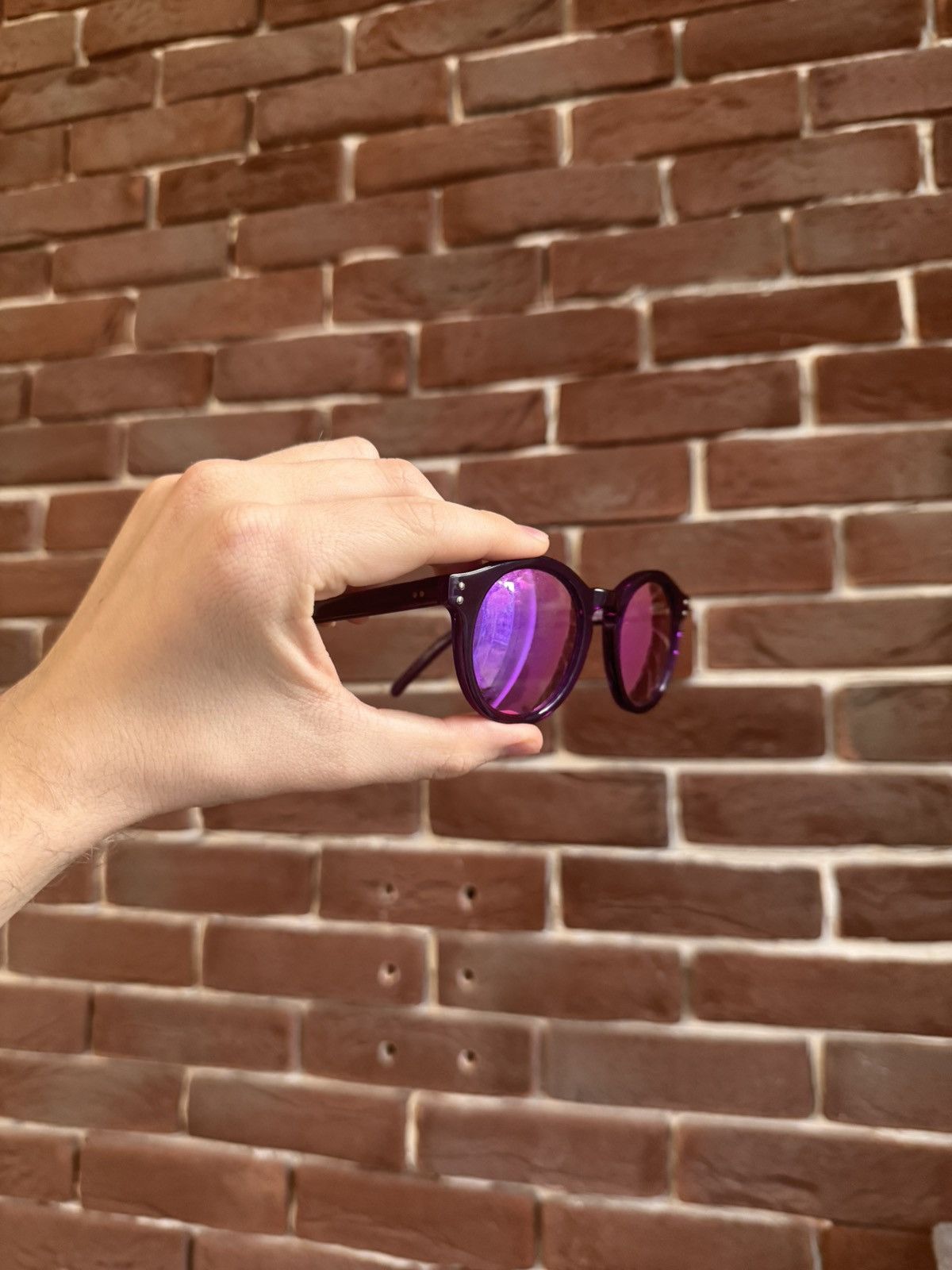 Our Legacy Our Legacy Bold Purple Sun Glasses Designer Streetwear Size ONE SIZE - 4 Thumbnail